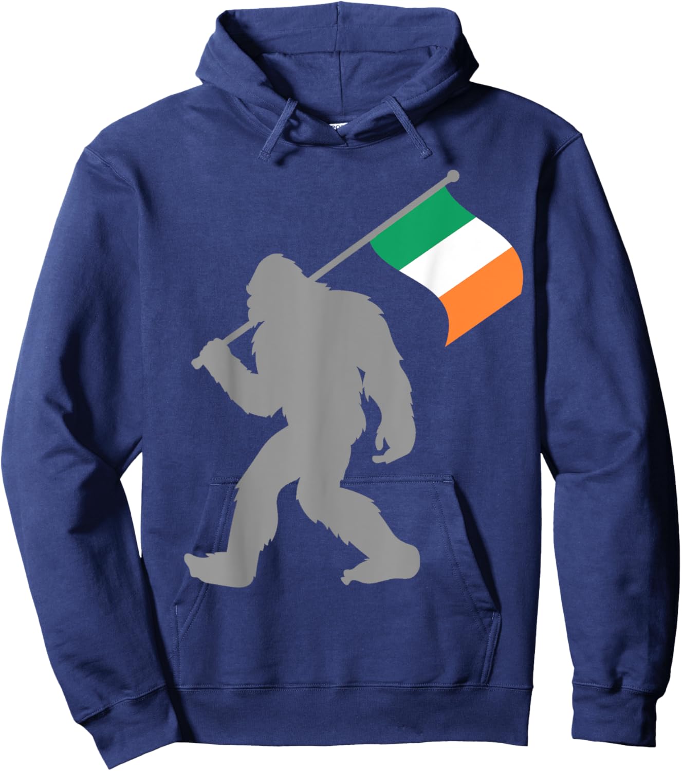 Éire or Irish Flag on Ireland Flag Hoodie - Hoodie | Navy