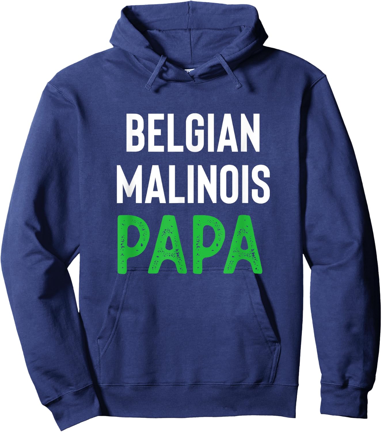 Belgian Malinois Papa Hoodie - Hoodie | Navy