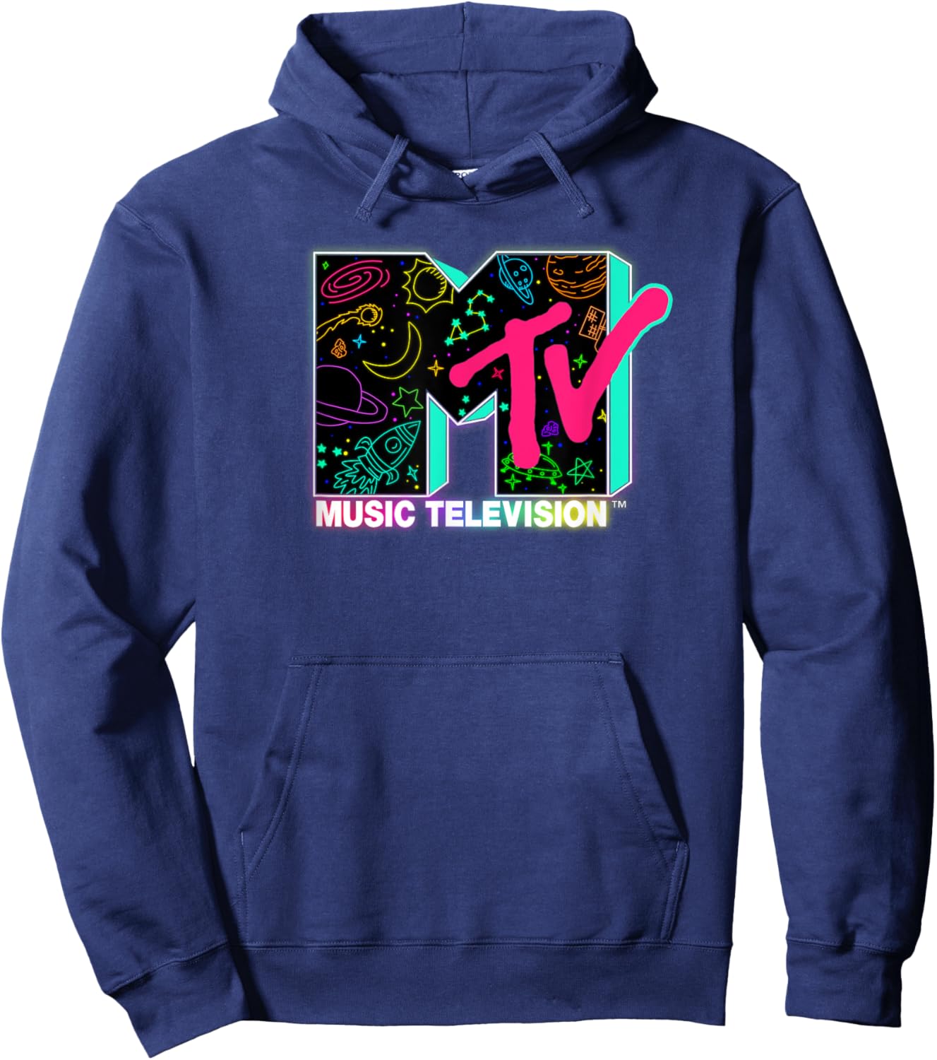 Mademark x MTV - Music Television - Intergalactic Hoodie - Hoodie | Navy
