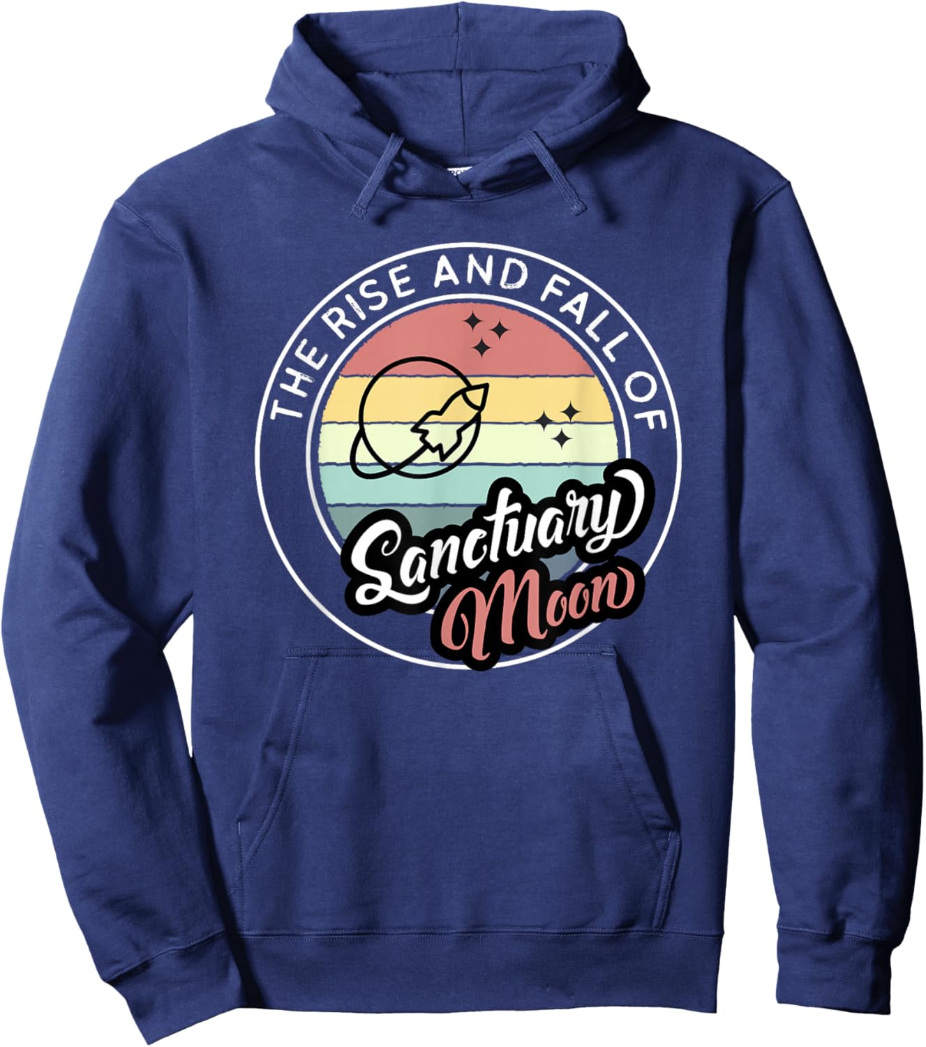 The Rise and Fall of Sanctuary Moon Hoodie - Hoodie | Navy
