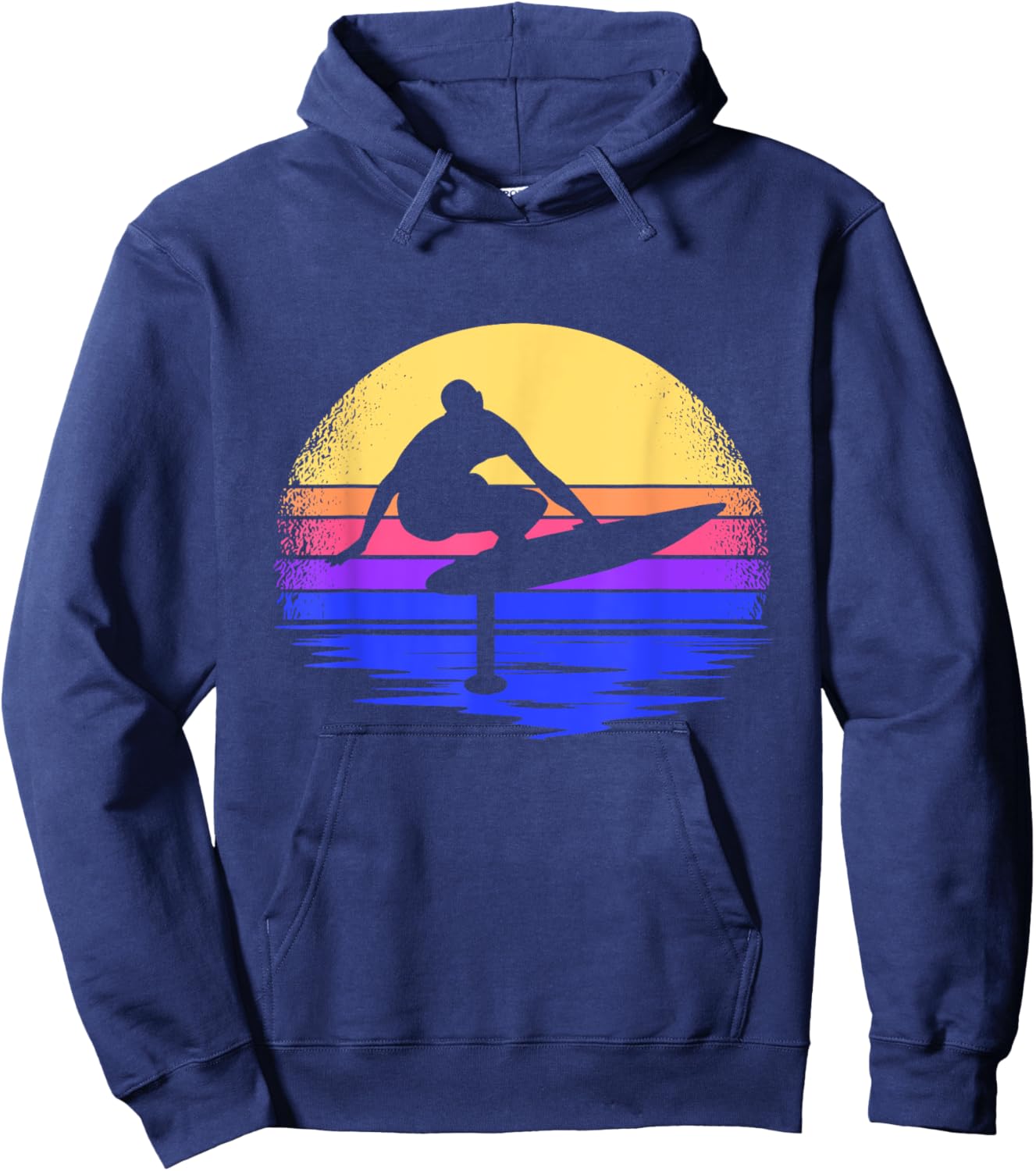 Hydrofoil Surf Foiling Foil Surfing Hoodie - Hoodie | Navy