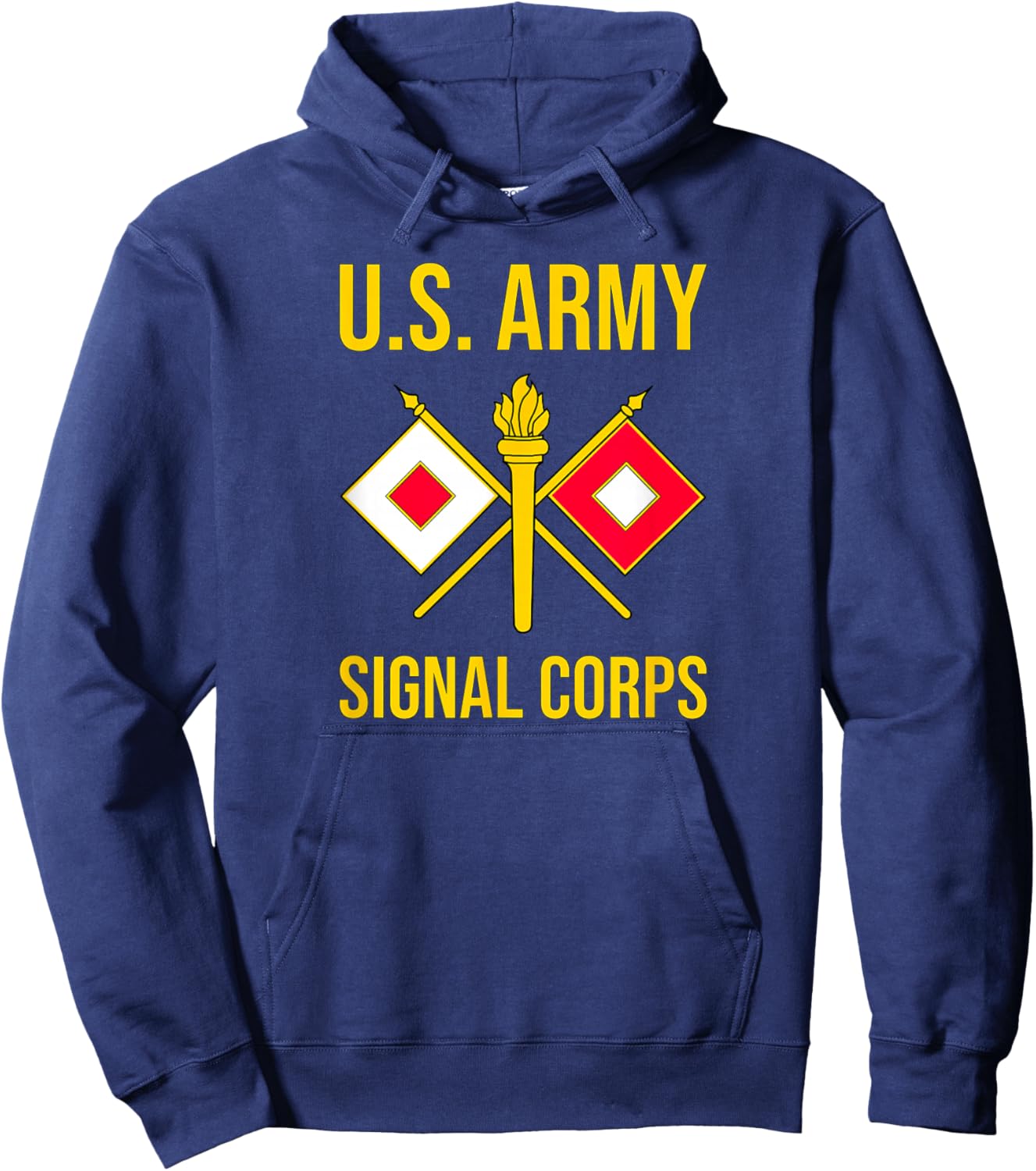 Army Signal Corps Branch USASC US Hoodie - Hoodie | Navy