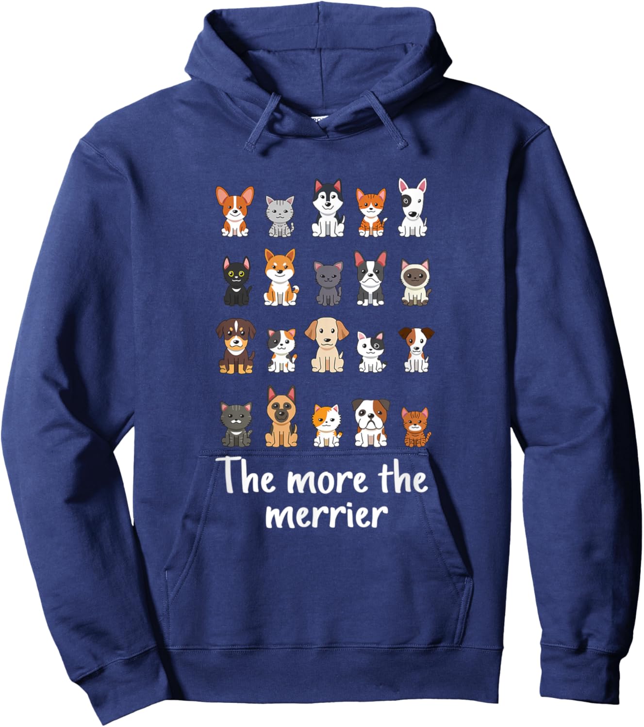 Rescue Animal Rescue Dog Cat Foster Cat Mom Foster Dog Dad Men Women Kids Hoodie - Hoodie | Navy