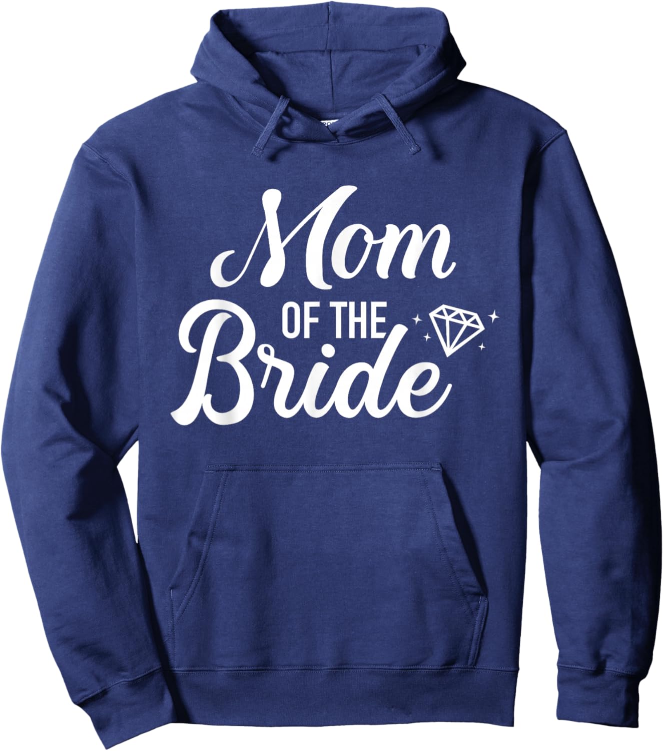 Mom of the bride wedding Hoodie - Hoodie | Navy