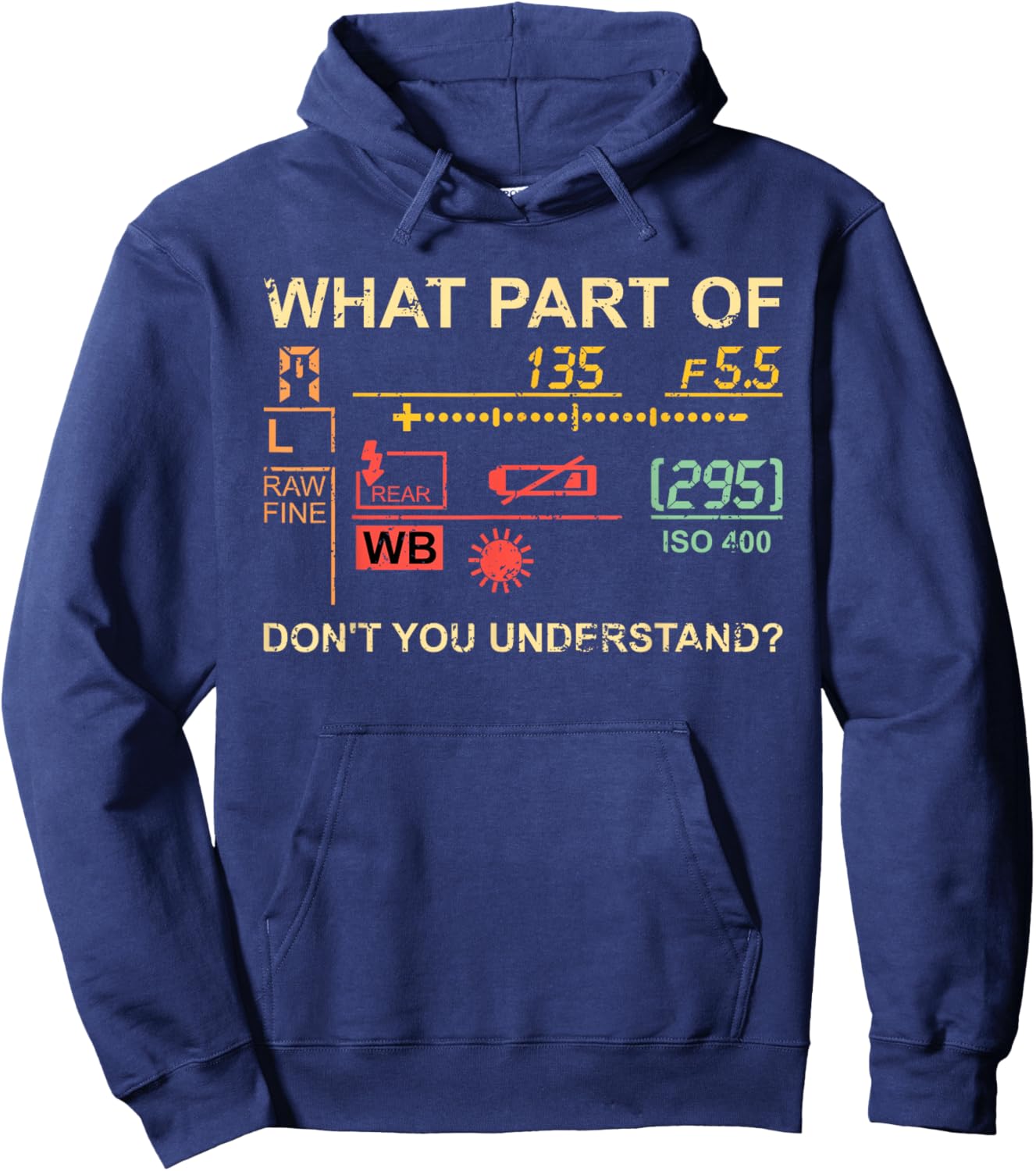 Which part of photography do you not understand? Photographer Hoodie - Hoodie | Navy