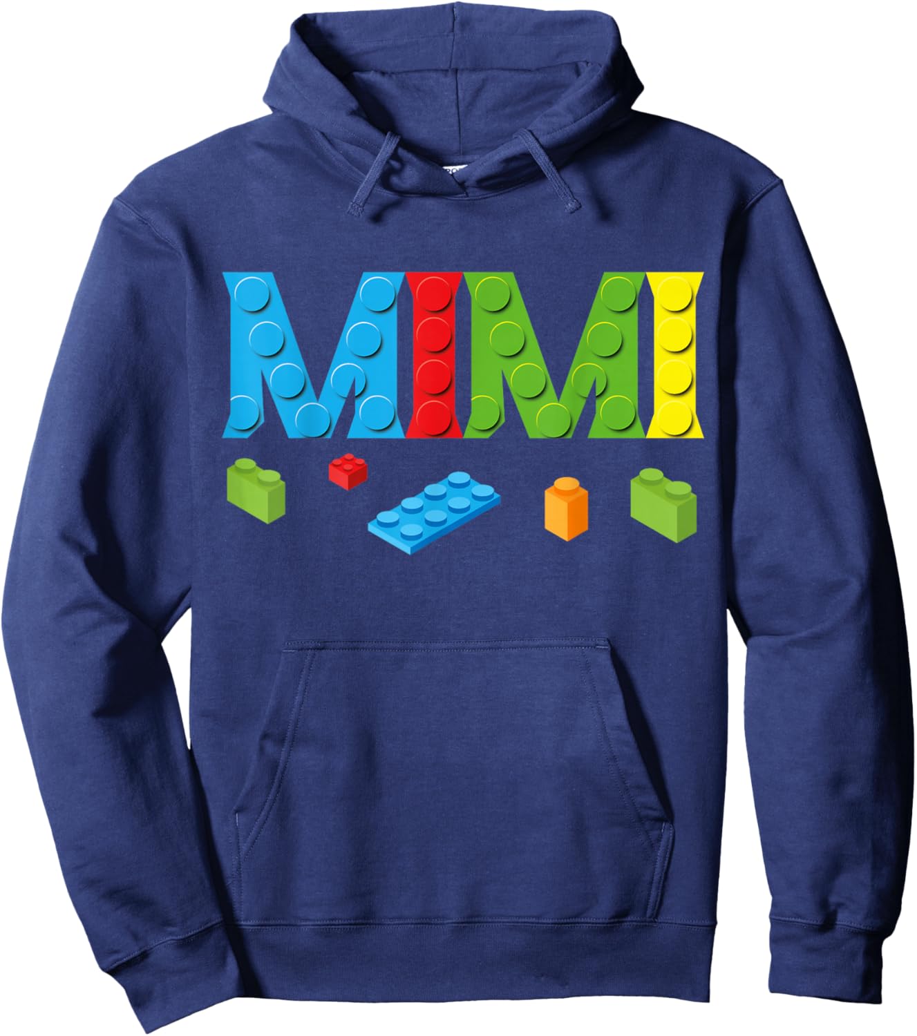 Mimi Master Builder Building Bricks Blocks Family Set Parent Hoodie - Hoodie | Navy