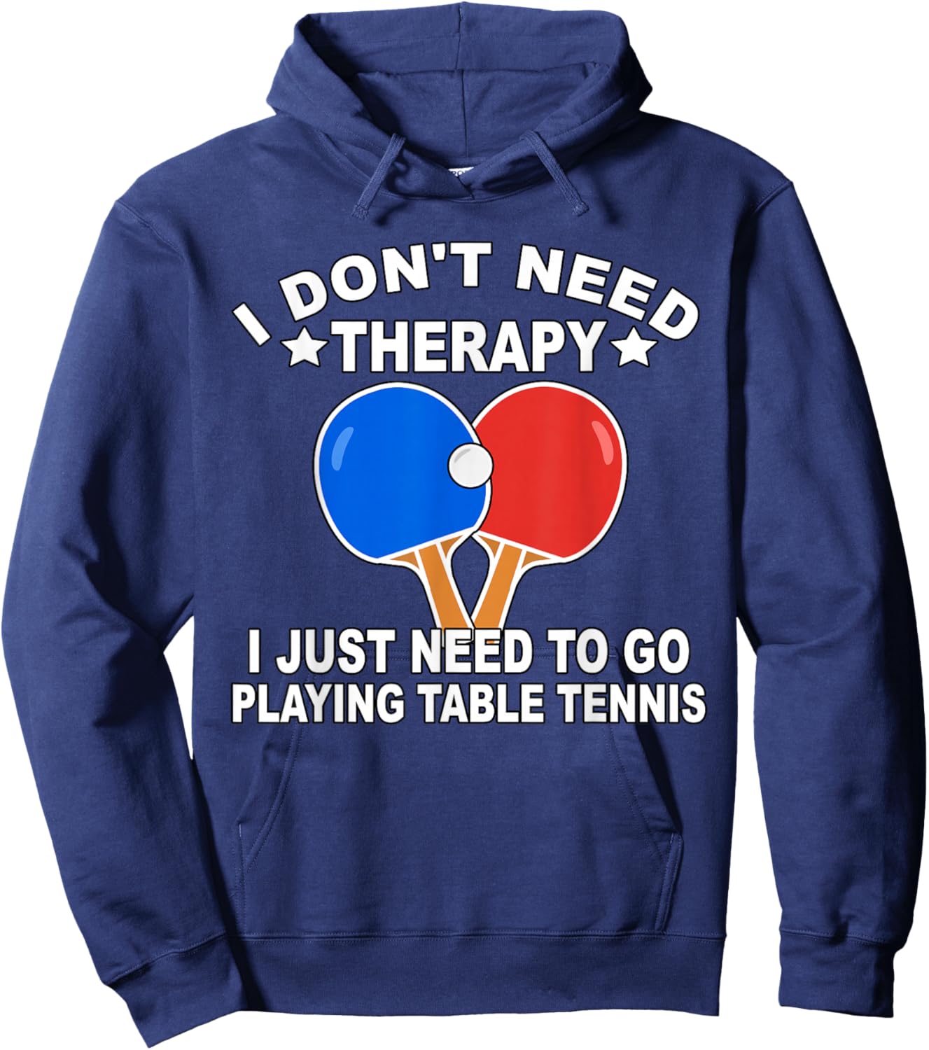 Table Tennis Player Ping Pong Table Tennis Hoodie - Hoodie | Navy