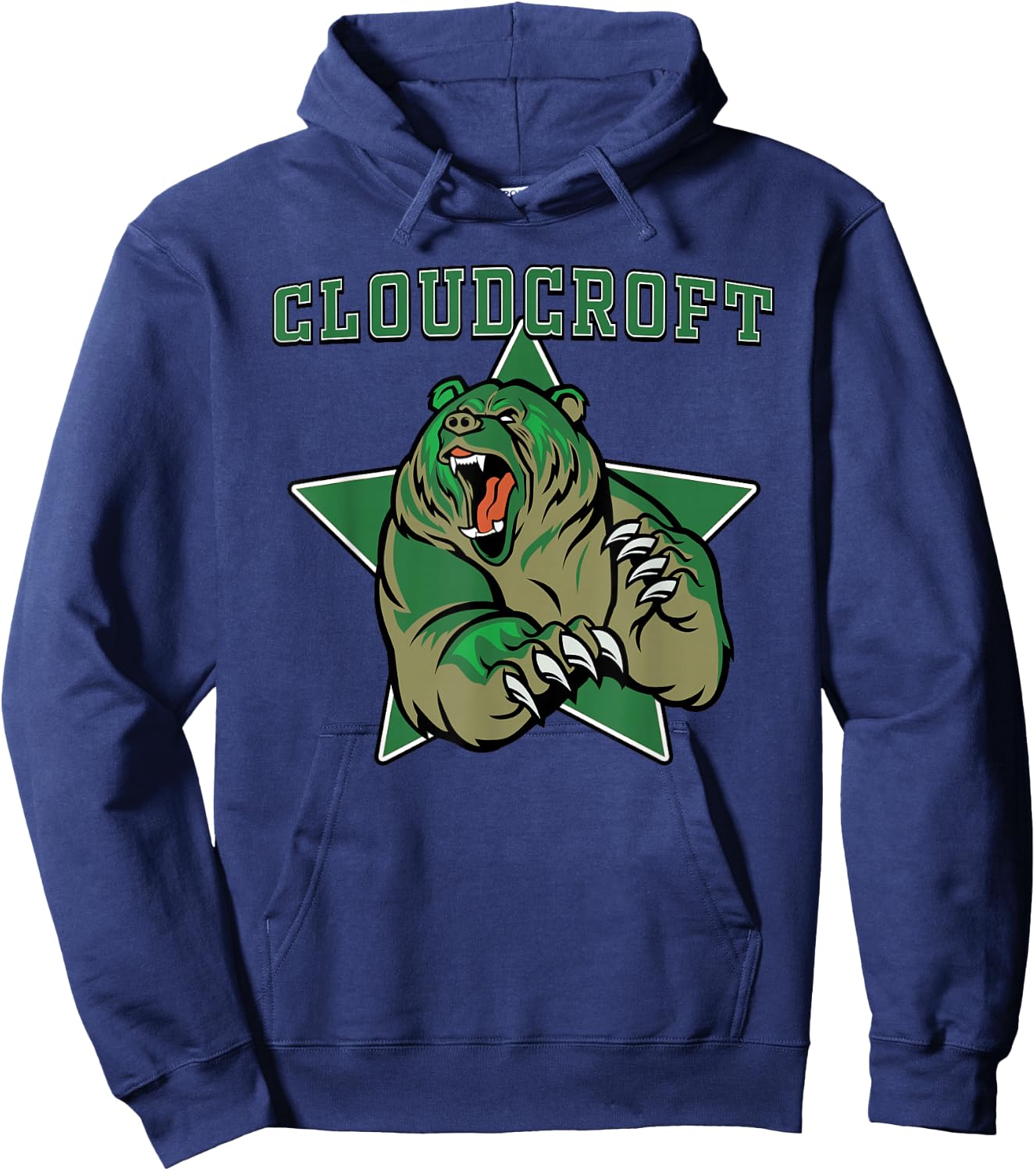 Cloudcroft Bears High School Team Spirit Hoodie - Hoodie | Navy