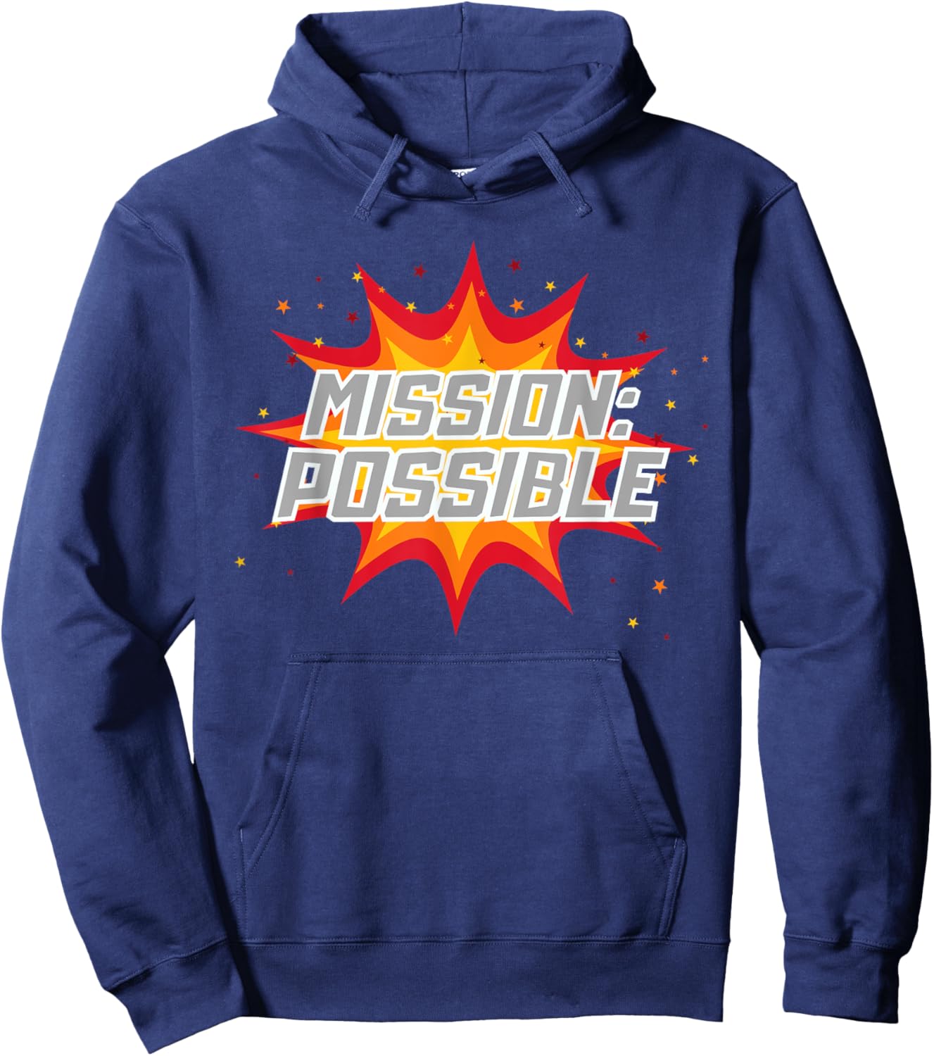 Mission Possible Motivational Inspirational School Teacher Hoodie - Hoodie | Navy