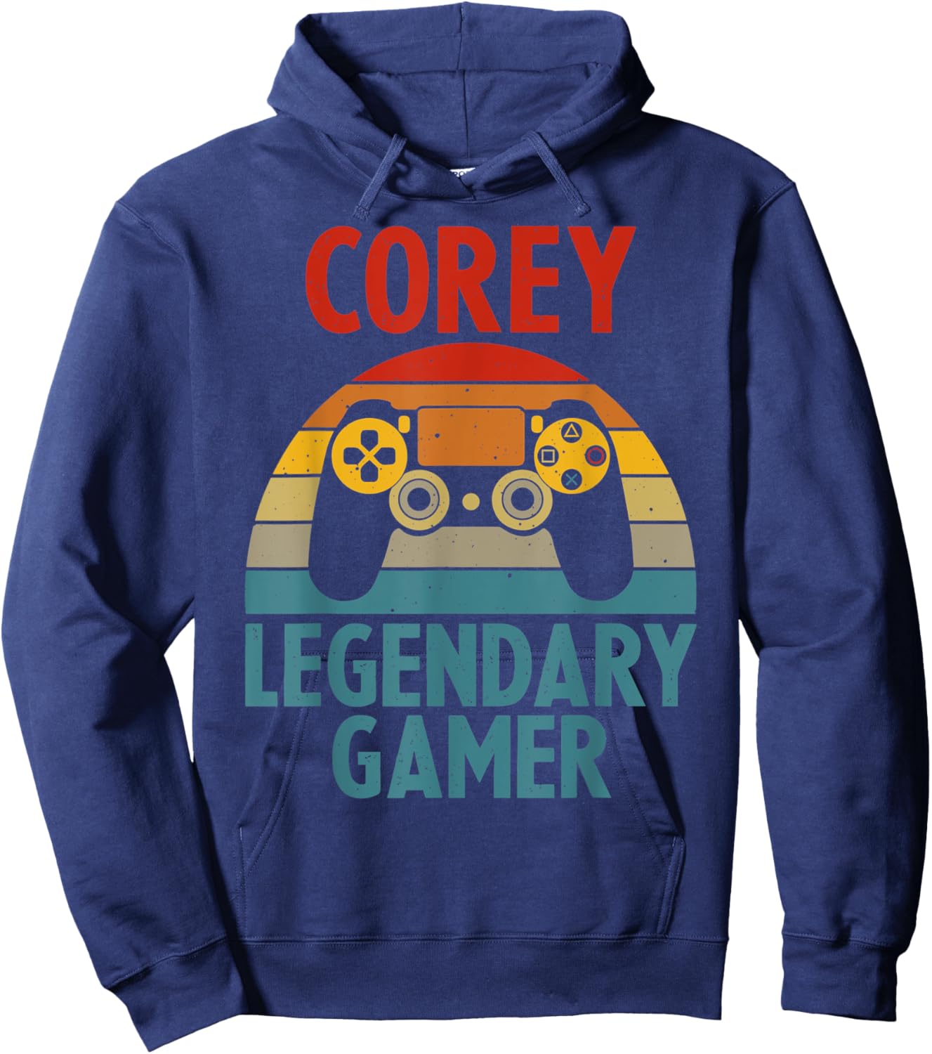 COREY Gift Name Personalized Funny Gaming Geek Birthday Hoodie - Hoodie | Navy