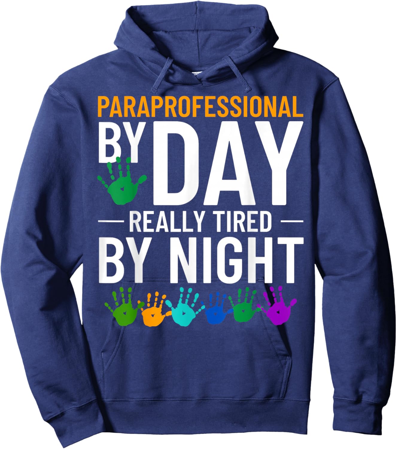 Paraprofessional Educator Teacher Para Classroom Assistant Hoodie - Hoodie | Navy