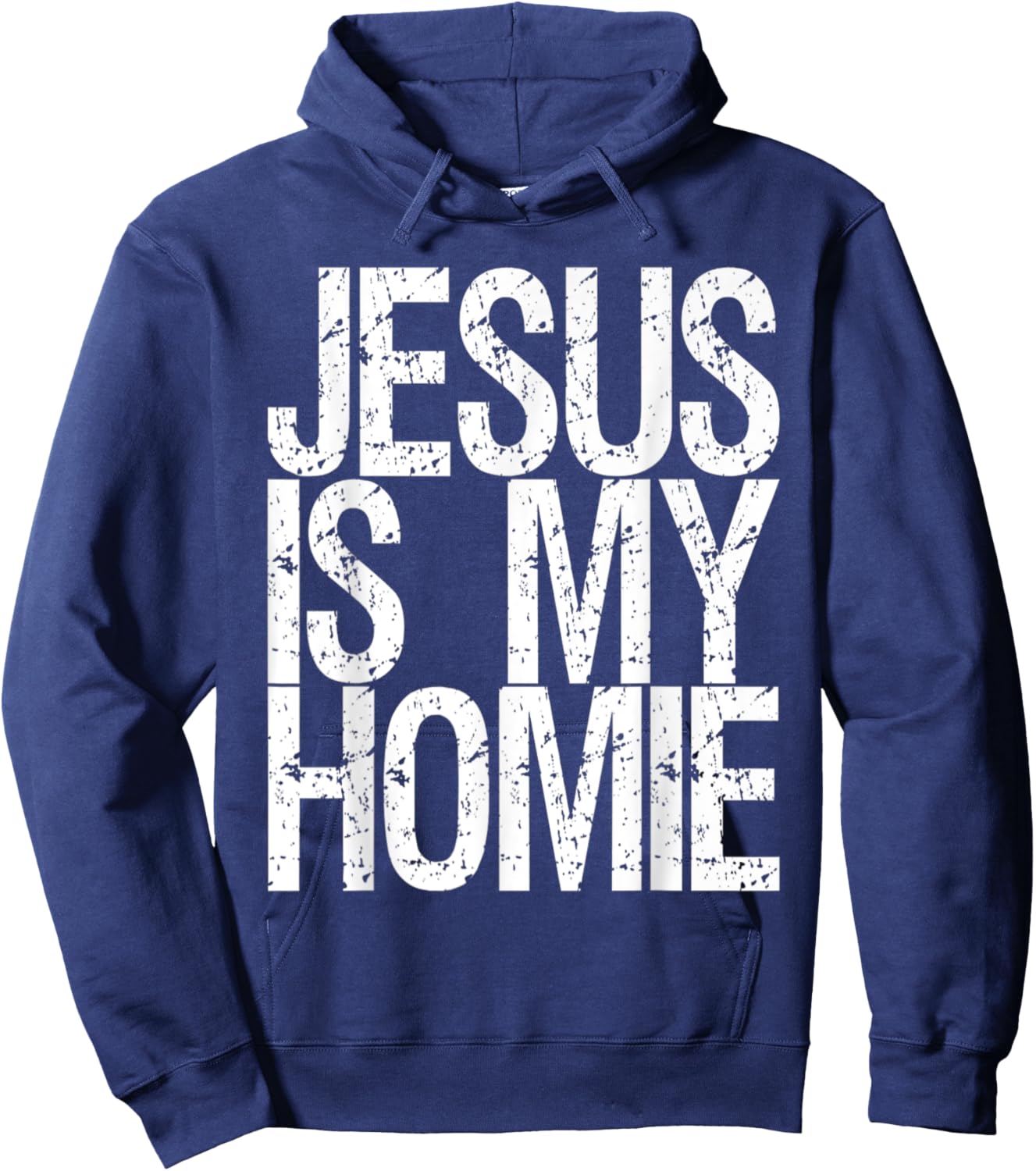 Jesus Is My Homie Premium Hoodie - Hoodie | Navy