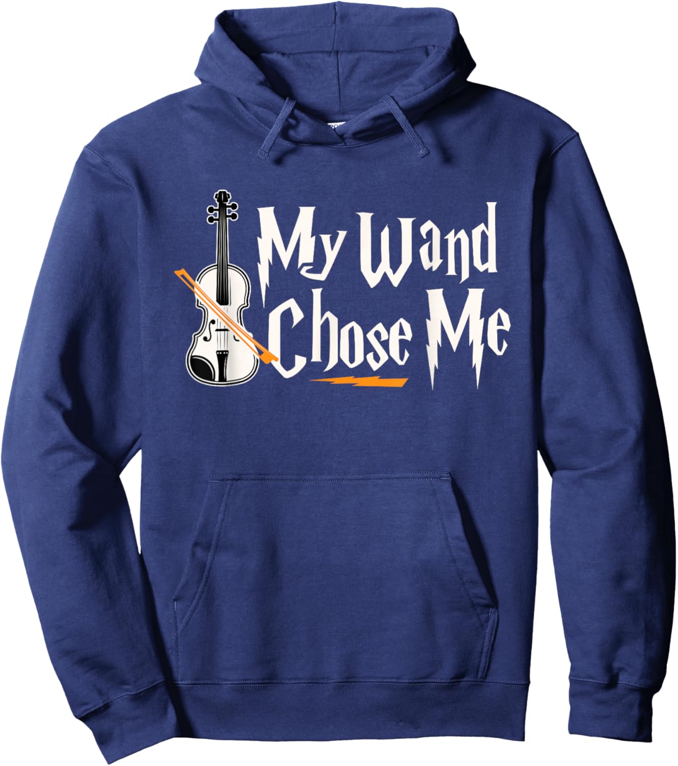 My Wand Chose Me Violin Player Violinist Music Small Hoodie - Hoodie | Navy
