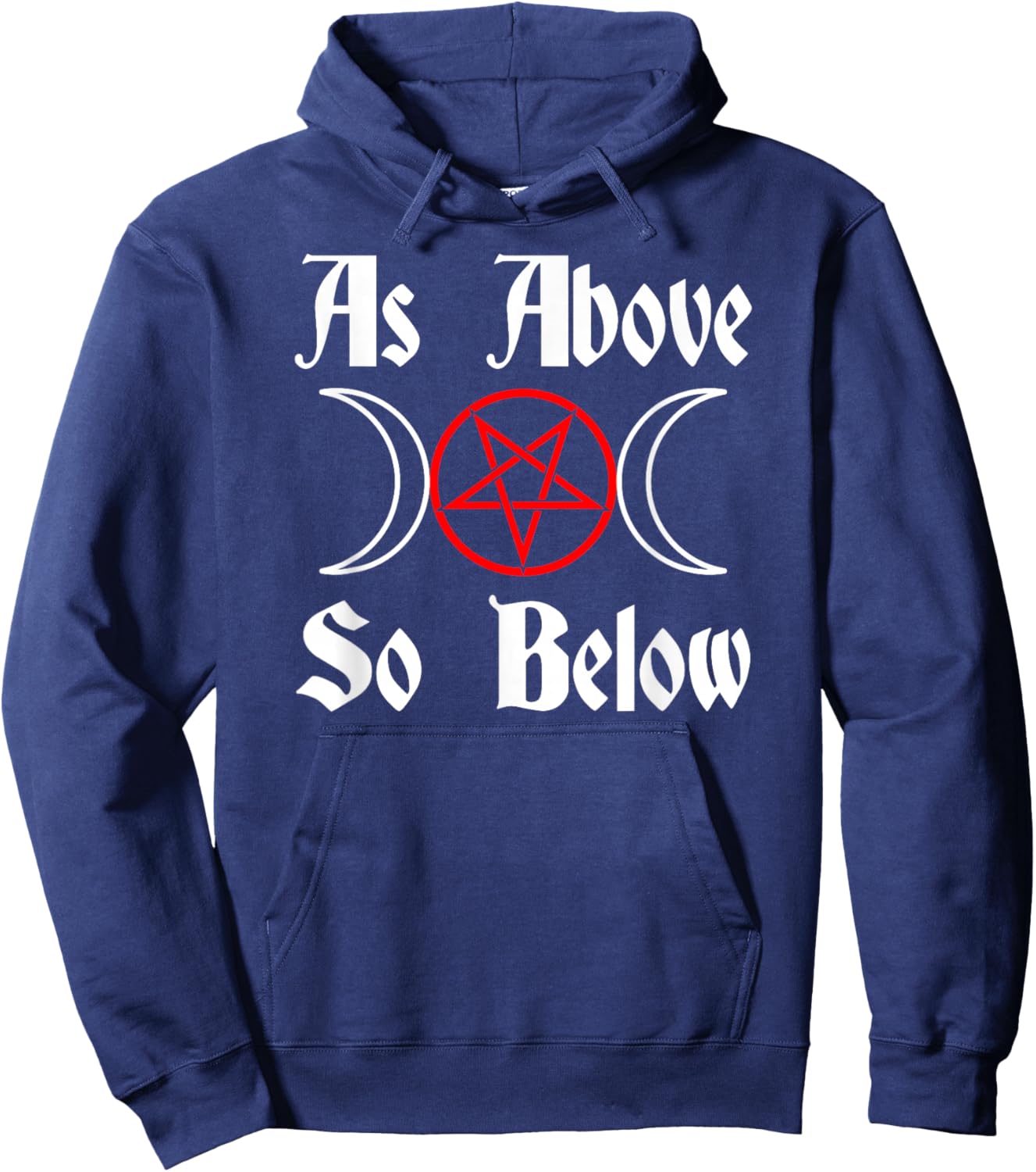 As Above, So Below Hoodie - Hoodie | Navy