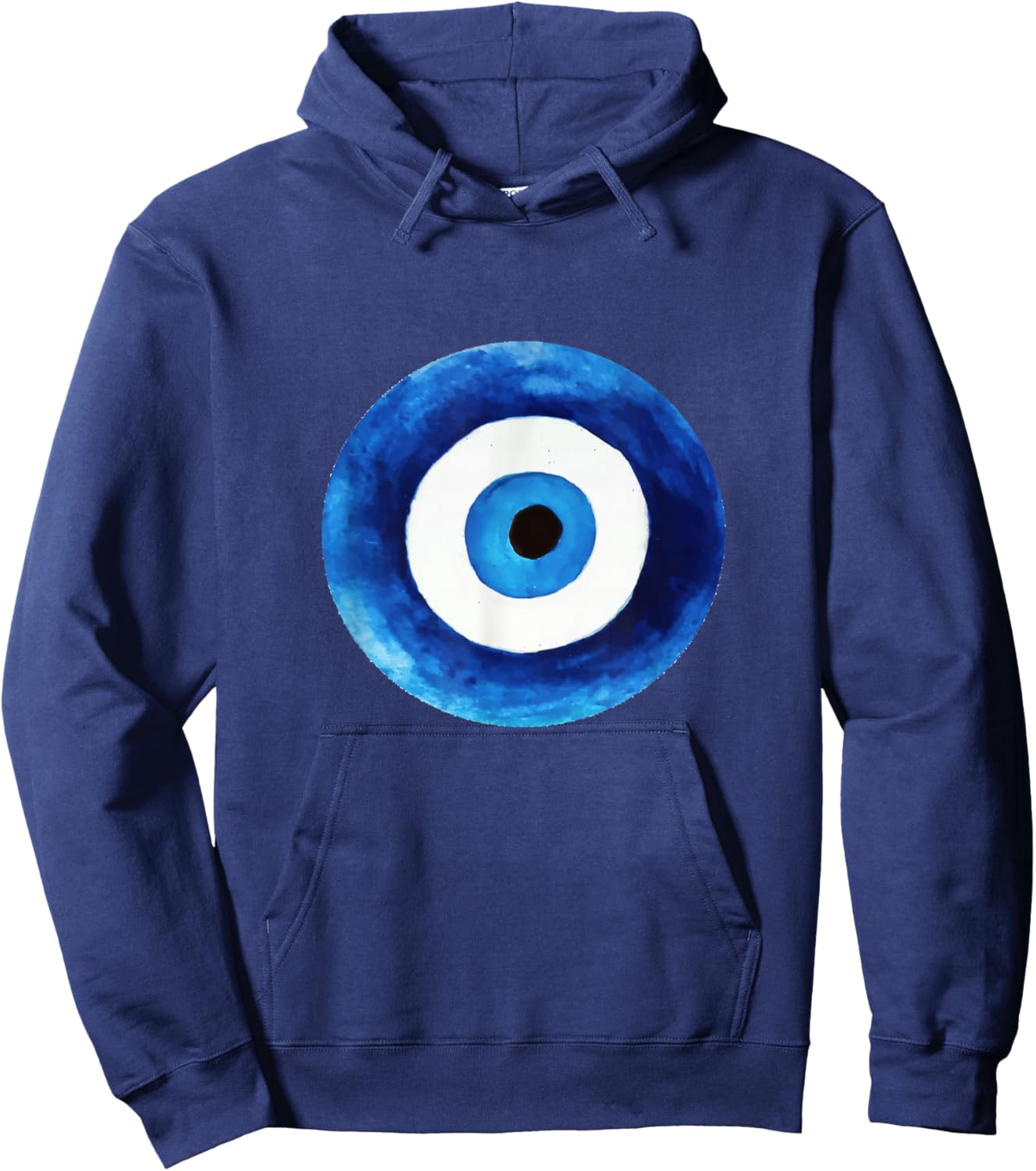 Nazar Mati Evil Eye Curse Protection Seeing Eyes Evil Eye Hoodie - Hoodie | Navy