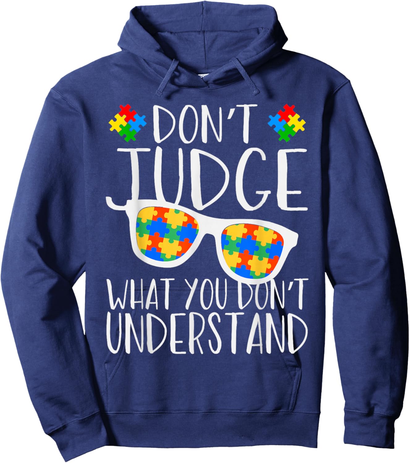 Don't Judge What You Don't Understand Hoodie - Hoodie | Navy
