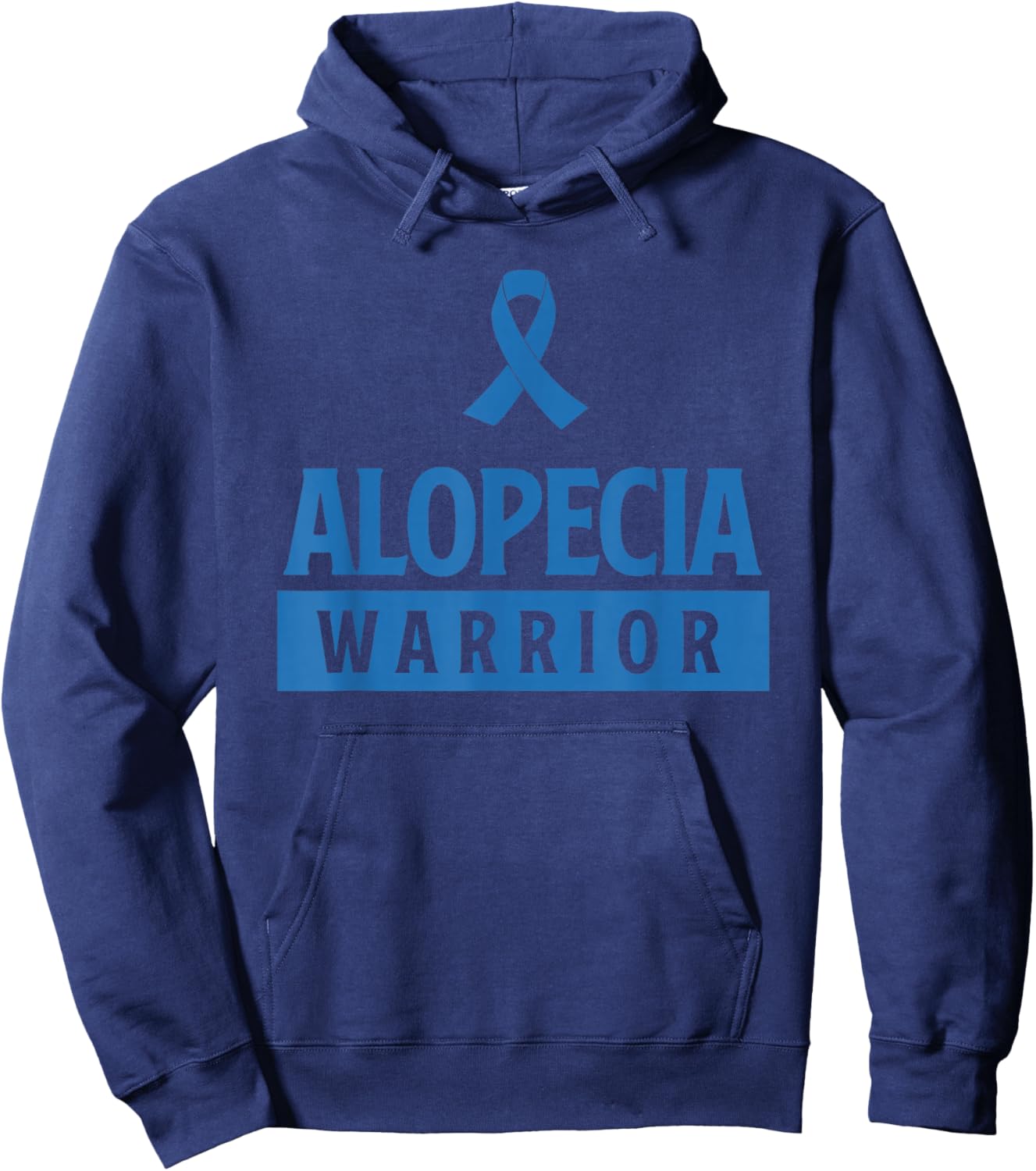 Alopecia Warrior Alopecia Awareness Gift Hoodie - Hoodie | Navy