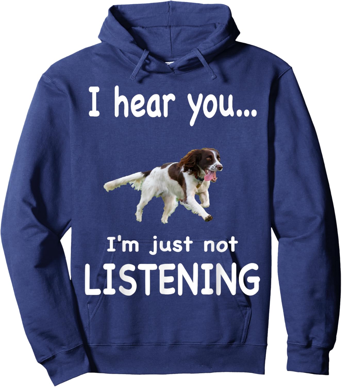 English Springer Spaniel Dog - English Springer Spaniel Women Hoodie - Hoodie | Navy
