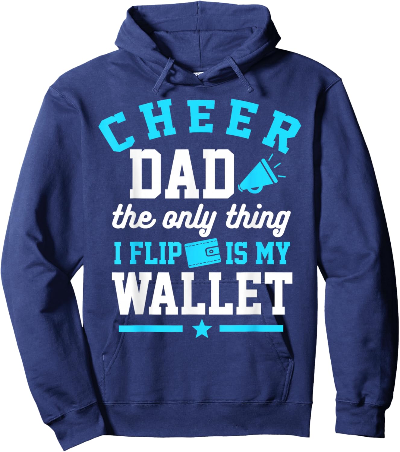Cheer Dad Shirt Cheerleader Dad Cheerleading Competition Men Hoodie - Hoodie | Navy