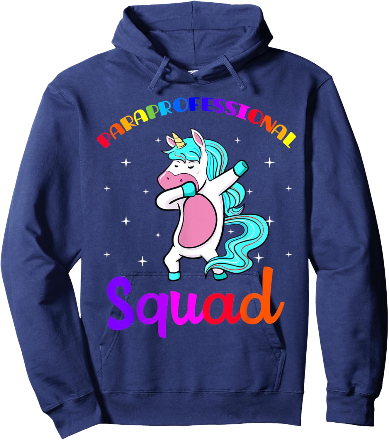 Paraprofessional Squad Paraeducator Para-pro Teacher's Aide Women Girls Kids Hoodie - Hoodie | Navy