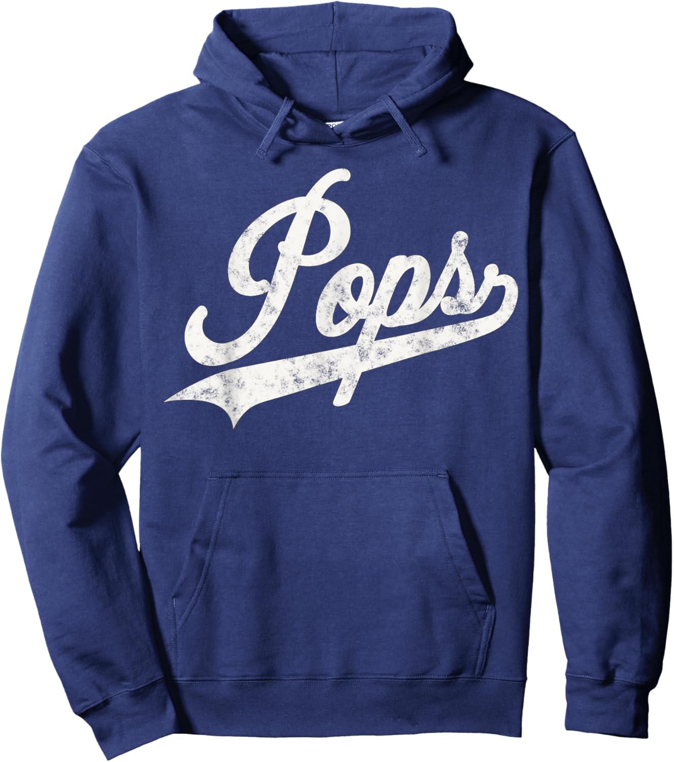 Pops Vintage Retro Style Father’s day Gift Papa Grandpa Hoodie - Hoodie | Navy