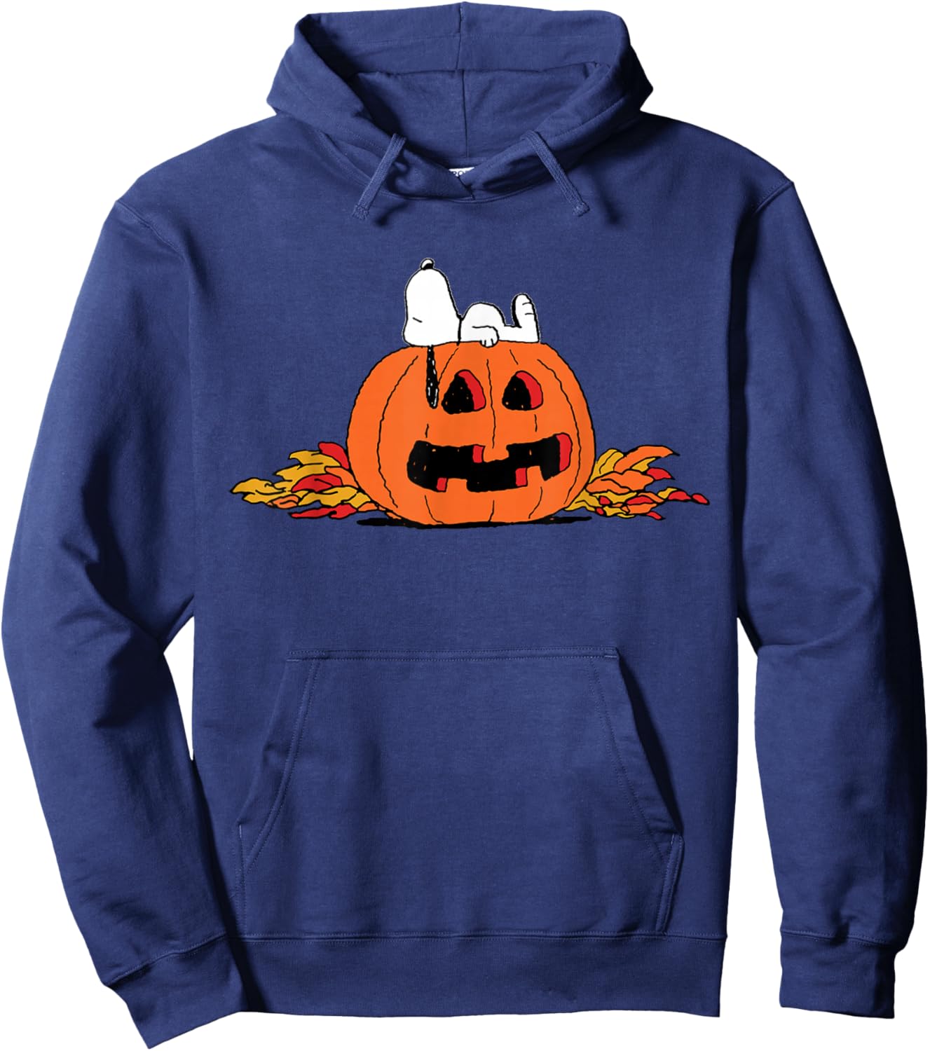 Peanuts Snoopy Lantern Halloween Hoodie - Hoodie | Navy