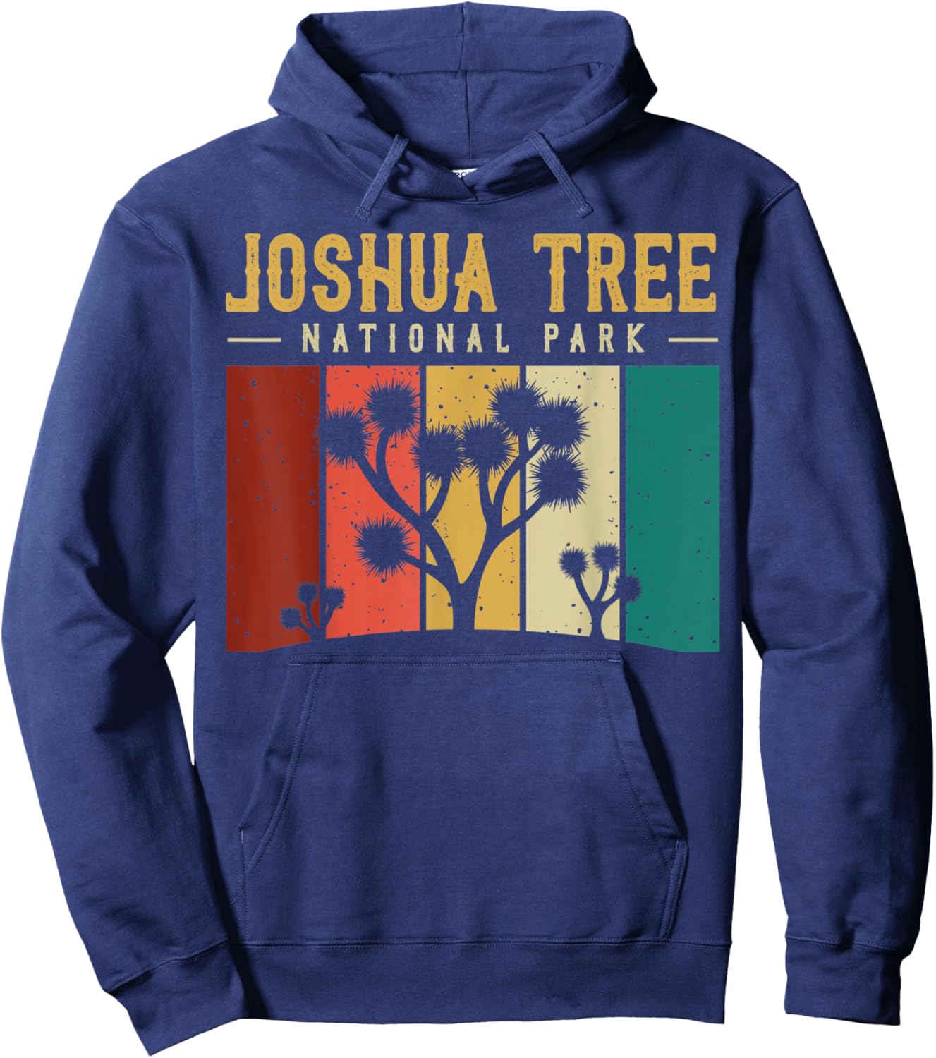 Joshua Tree National Park Shirt, Vintage US Nationalpark Hoodie - Hoodie | Navy