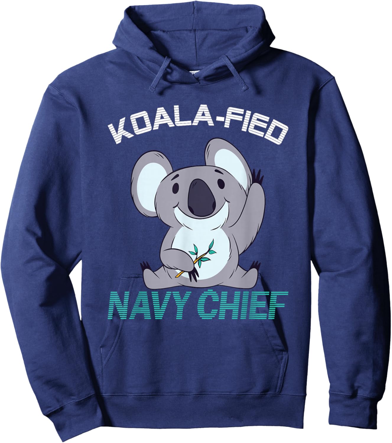 Navy Chief Koalafied Qualified Hoodie - Hoodie | Navy