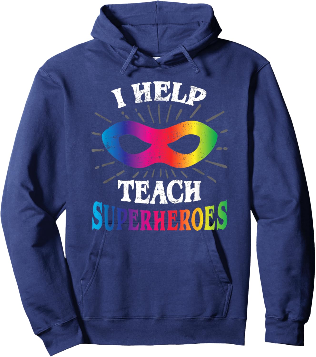 I Help Teach Superheroes Autism Awareness Ed Teacher Special Women Hoodie - Hoodie | Navy
