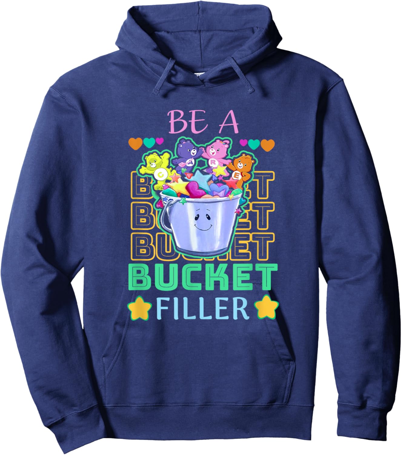 Be A Bucket Filler Teacher Growth Mindset Hoodie - Hoodie | Navy