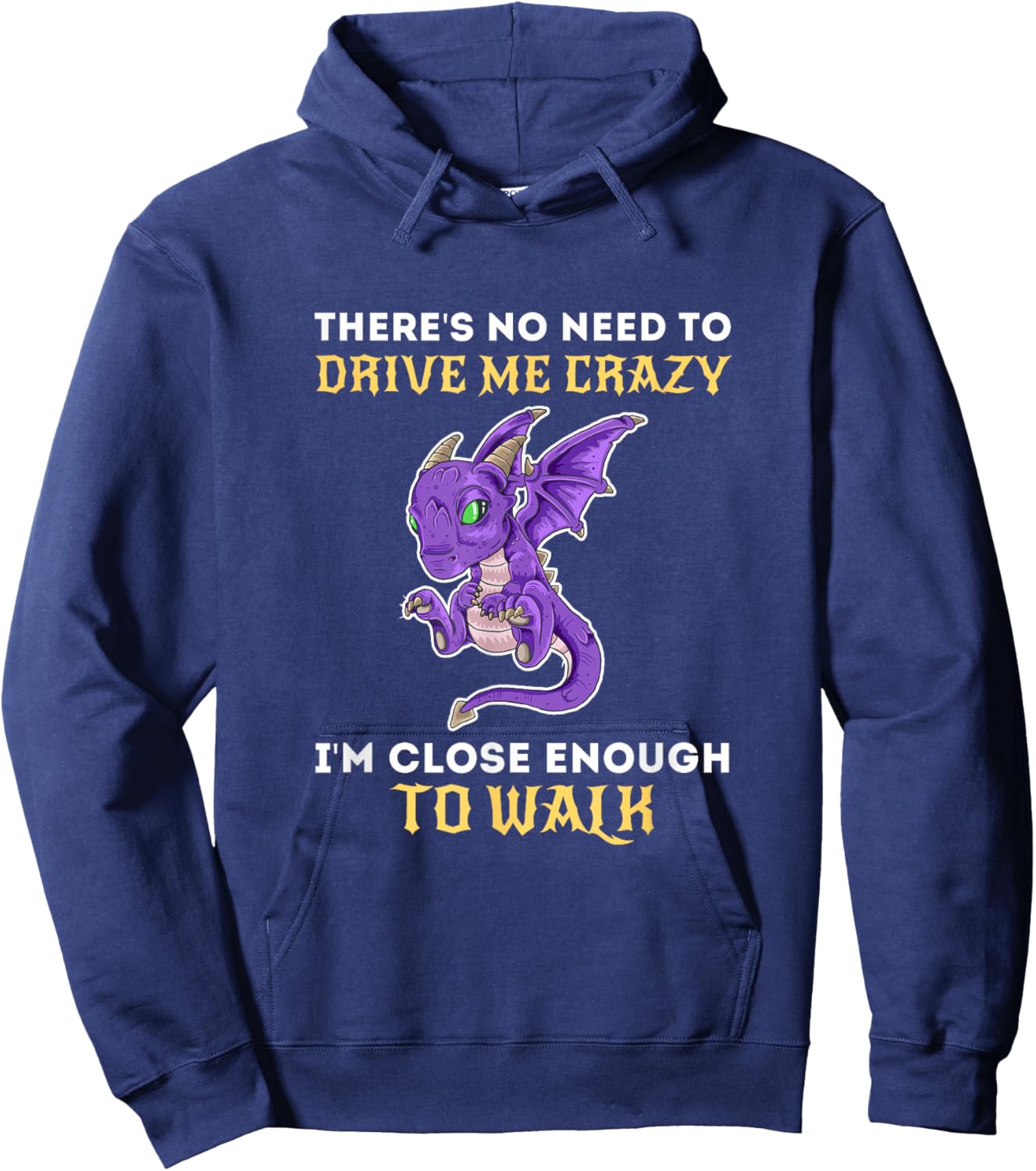Fun Gift dragon lovers. Hoodie - Hoodie | Navy
