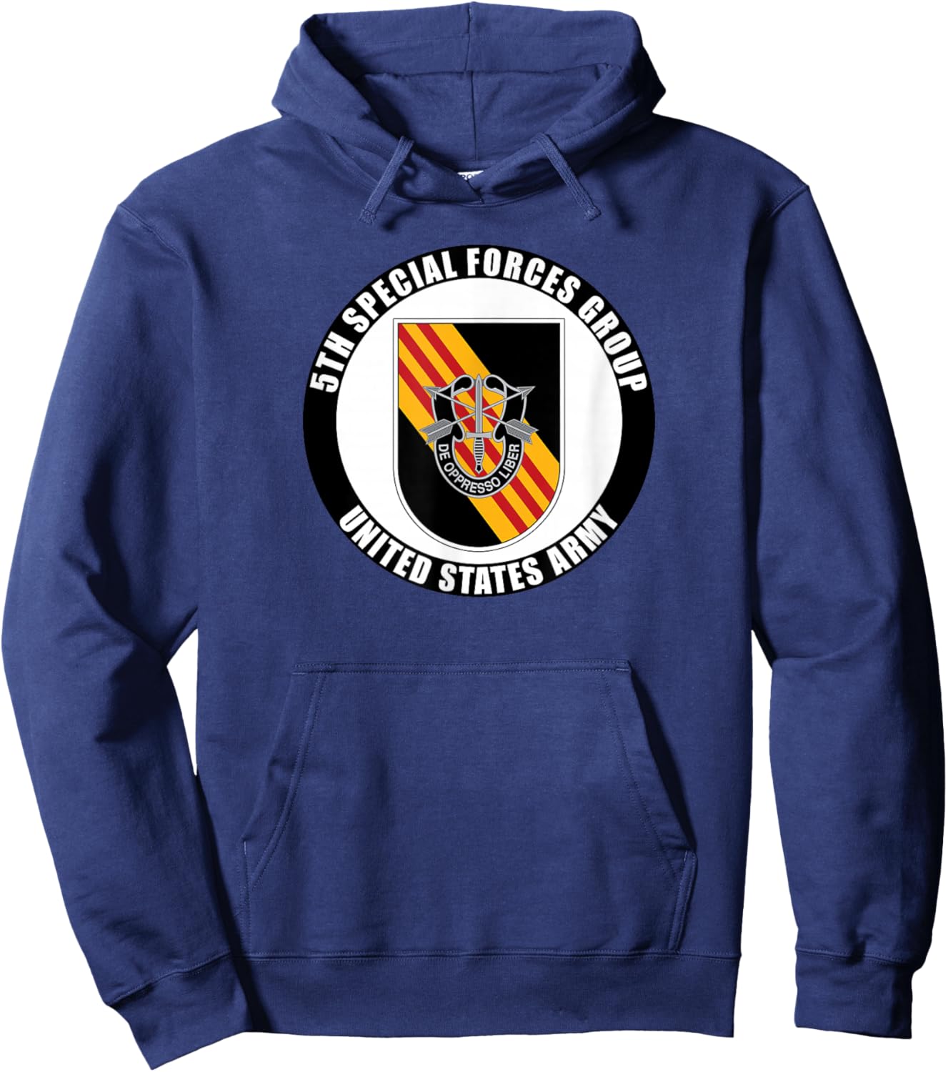5th Special Forces Group United States Army Veteran Military Hoodie - Hoodie | Navy