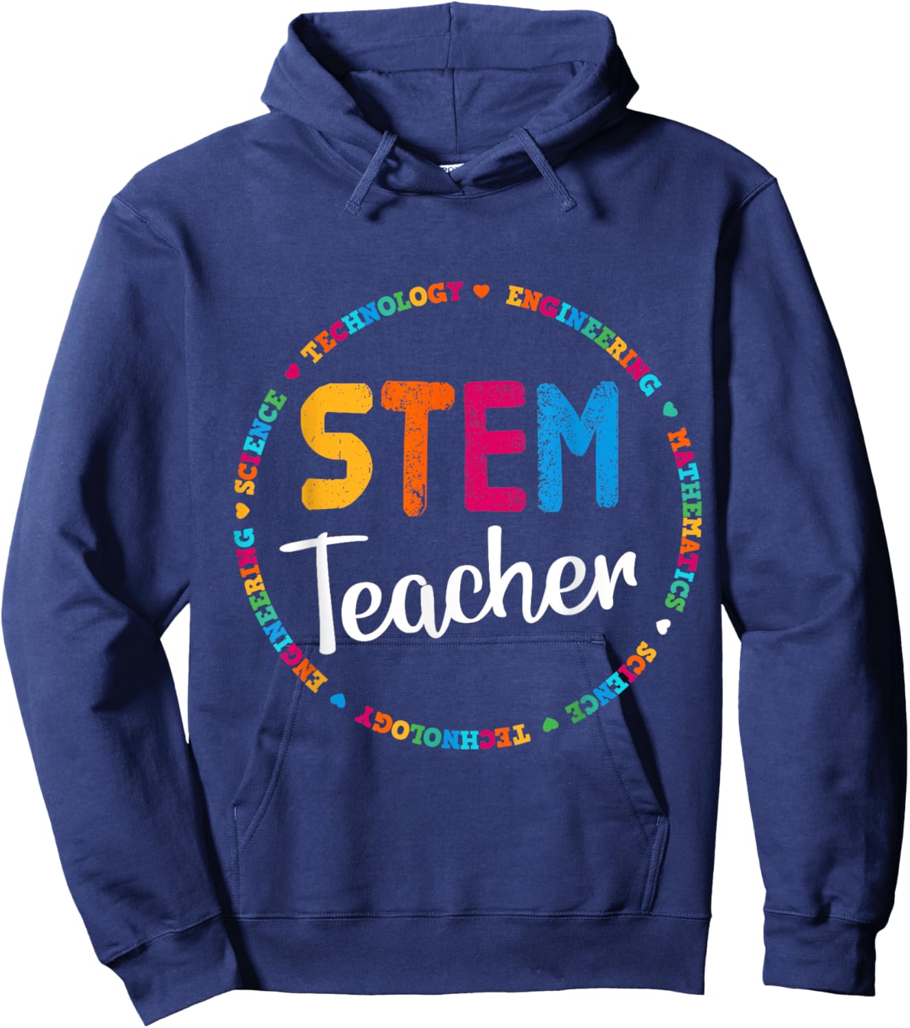 Think Outside The Box STEAM Back to School STEM Teacher Men Women Girls Kids Hoodie - Hoodie | Navy