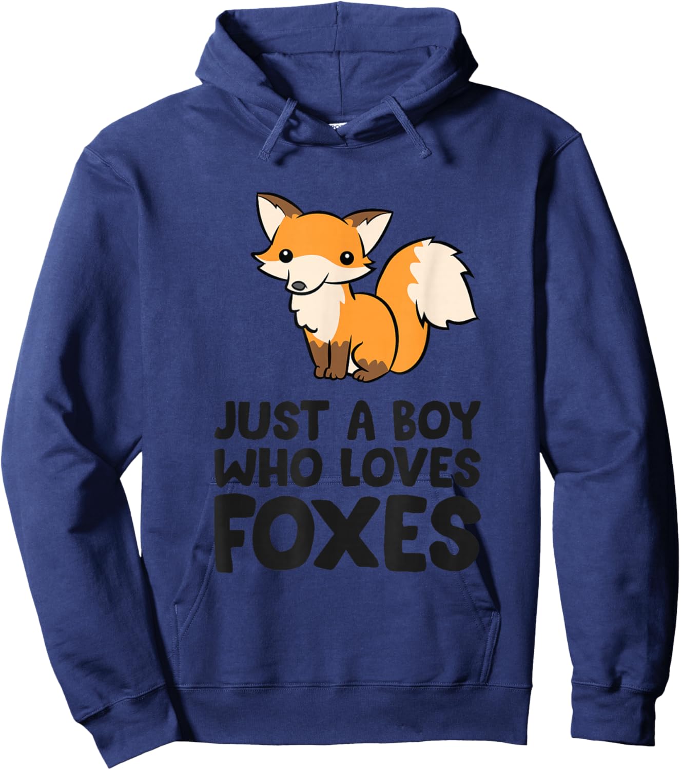 Just a Boy Who Loves Foxes Hoodie - Hoodie | Navy