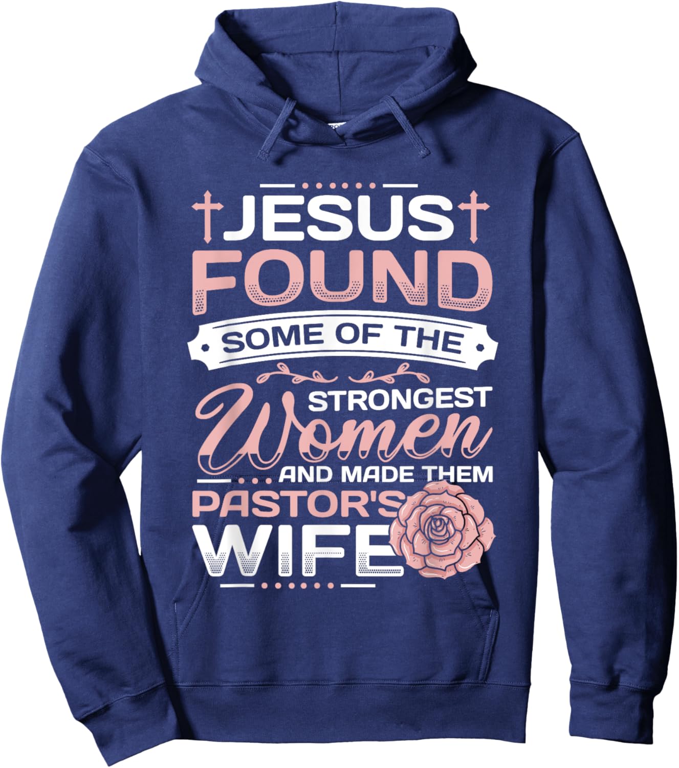 Pastor Wife Appreciation Church Christian Pastor Wife Hoodie - Hoodie | Navy