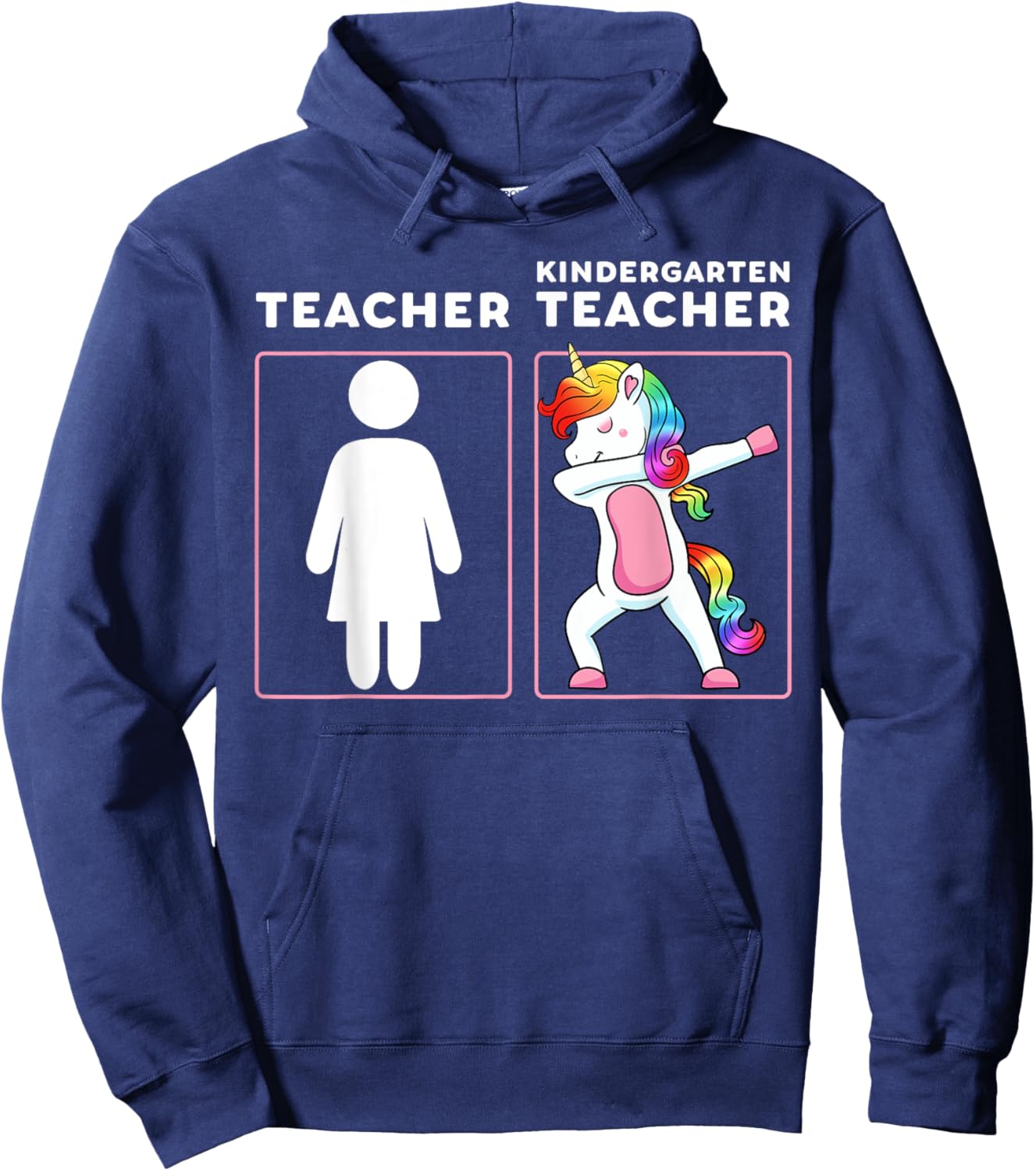 Kindergarten Teacher Elementary School Instructor Educator Hoodie - Hoodie | Navy
