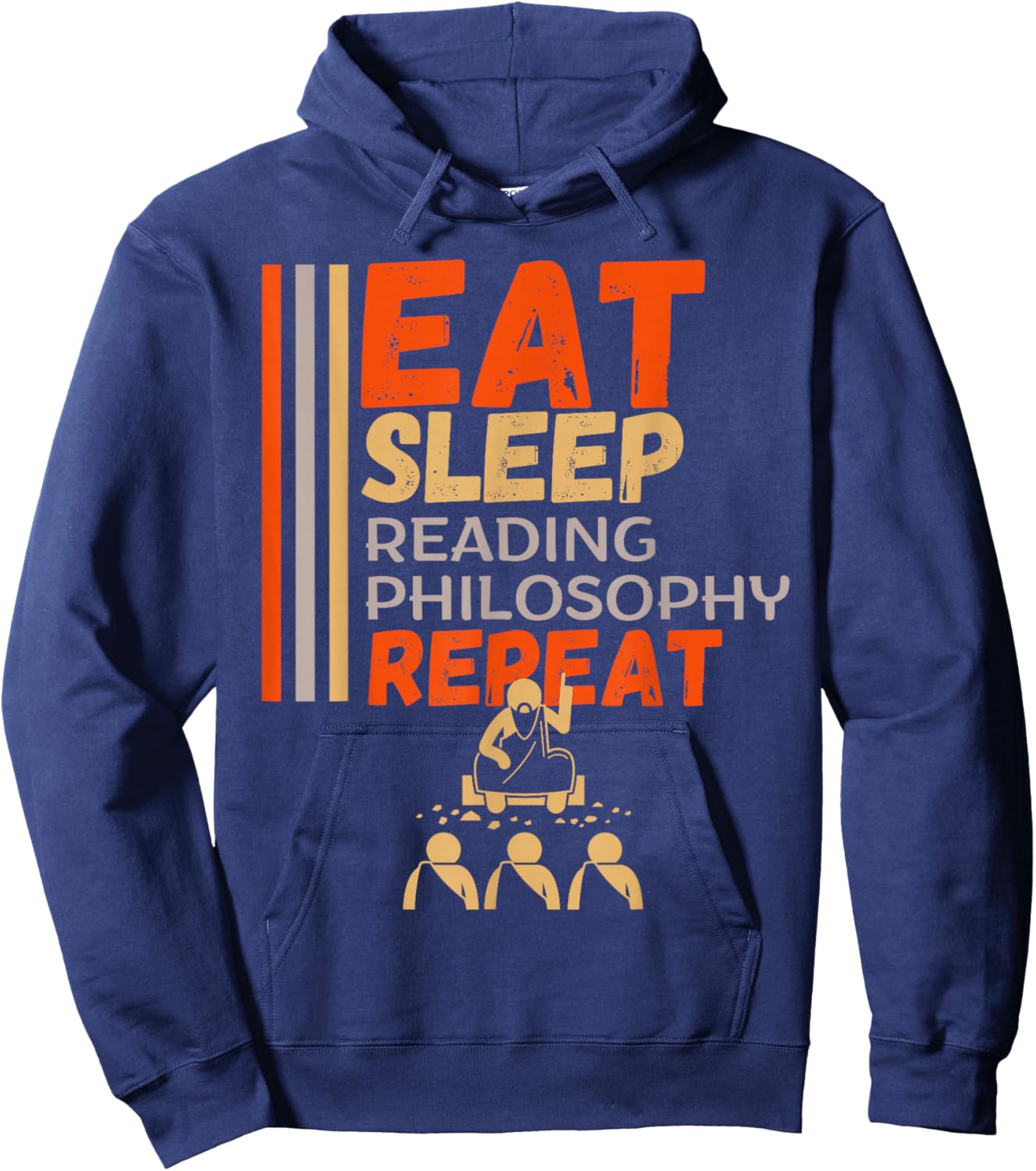 Philosophy, Philosopher, Philosophy Student Hoodie - Hoodie | Navy