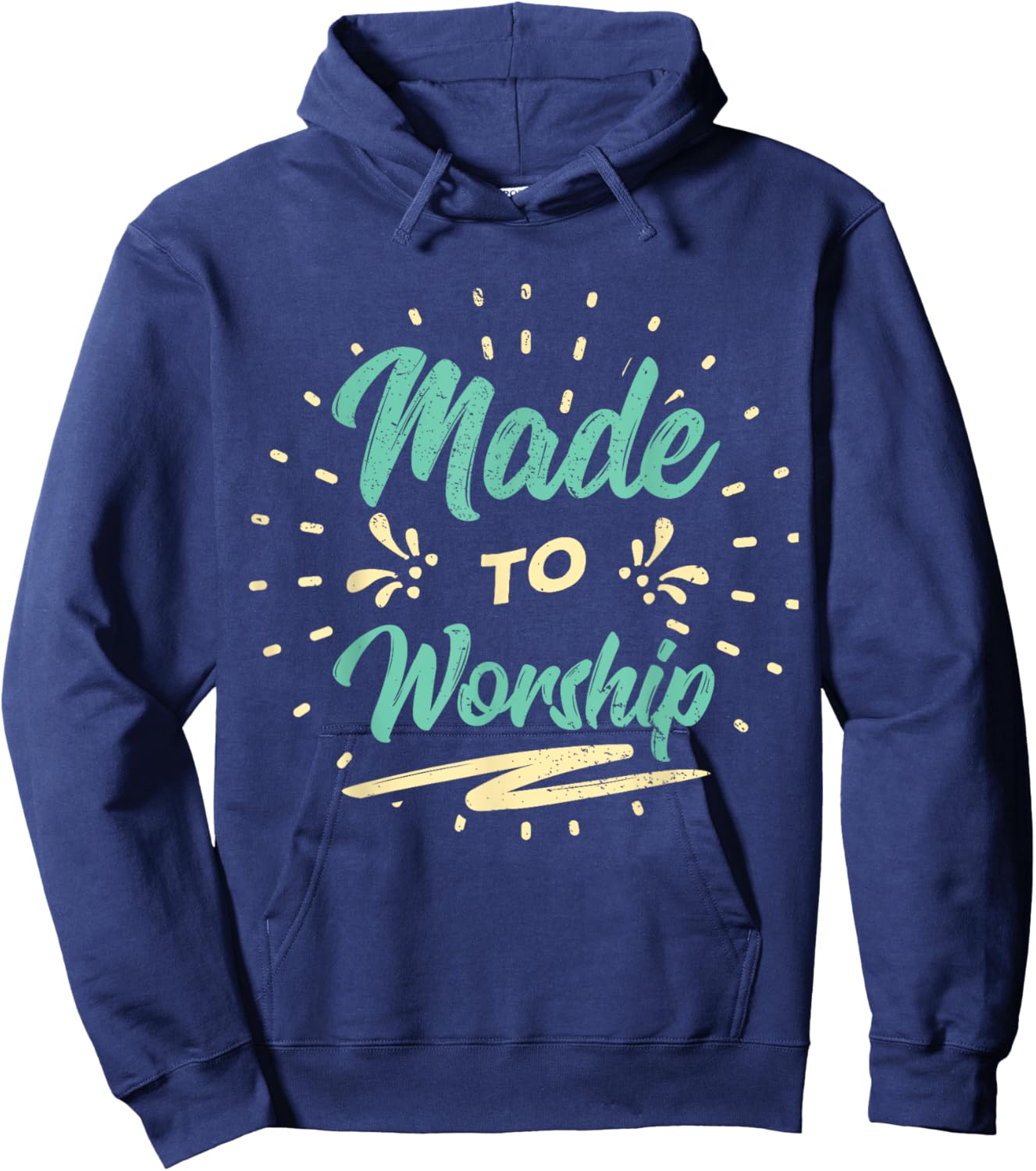 Made to Worship Christian Praise Hoodie - Hoodie | Navy