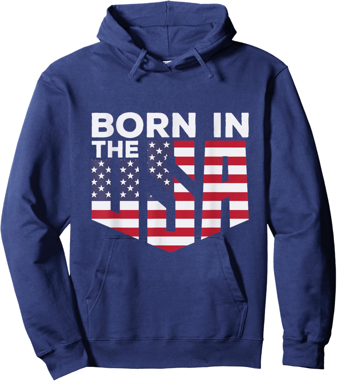 Born in The USA Hoodie - Hoodie | Navy