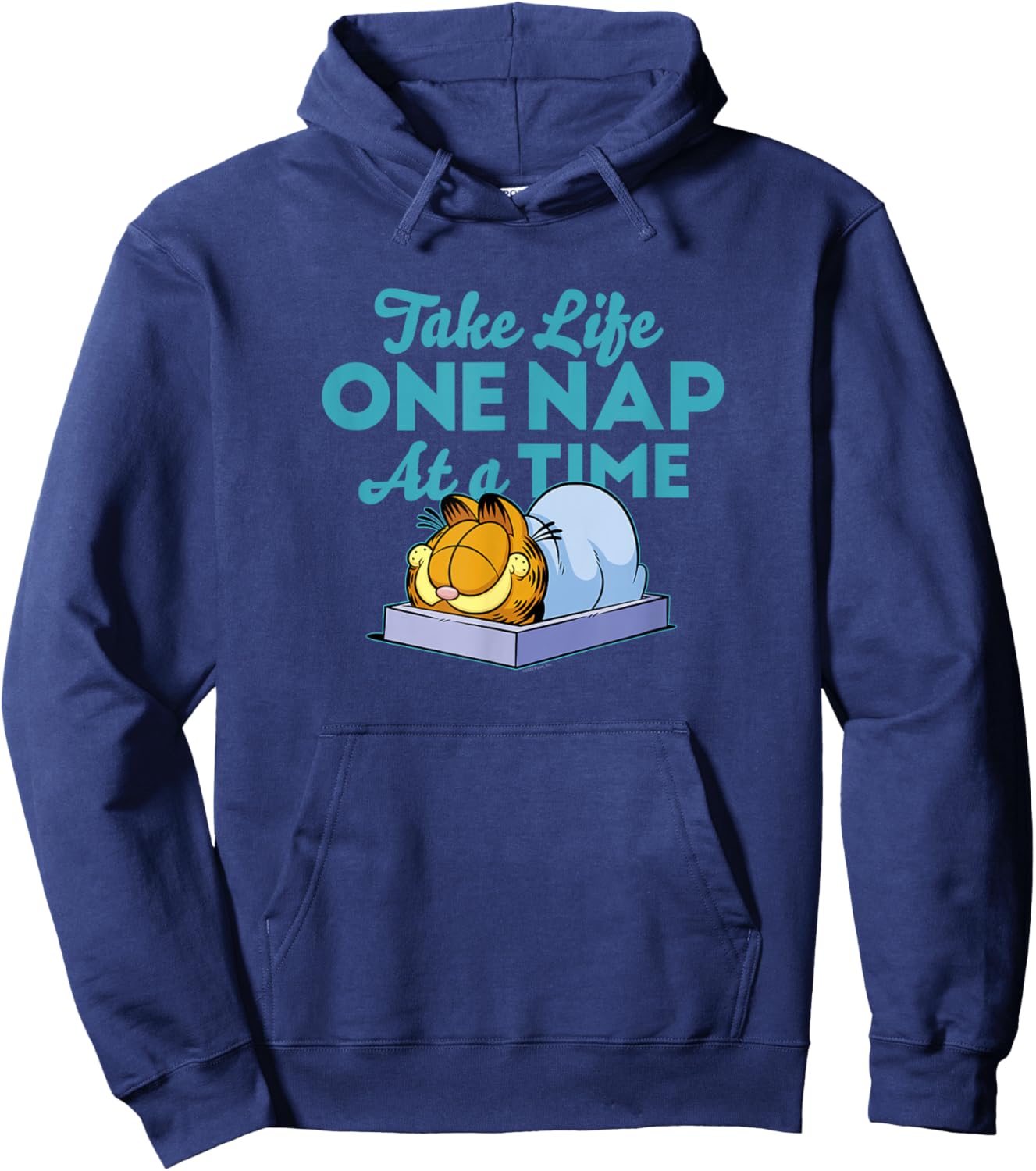 Garfield Take Life One Nap At A Time Garfield Hoodie - Hoodie | Navy