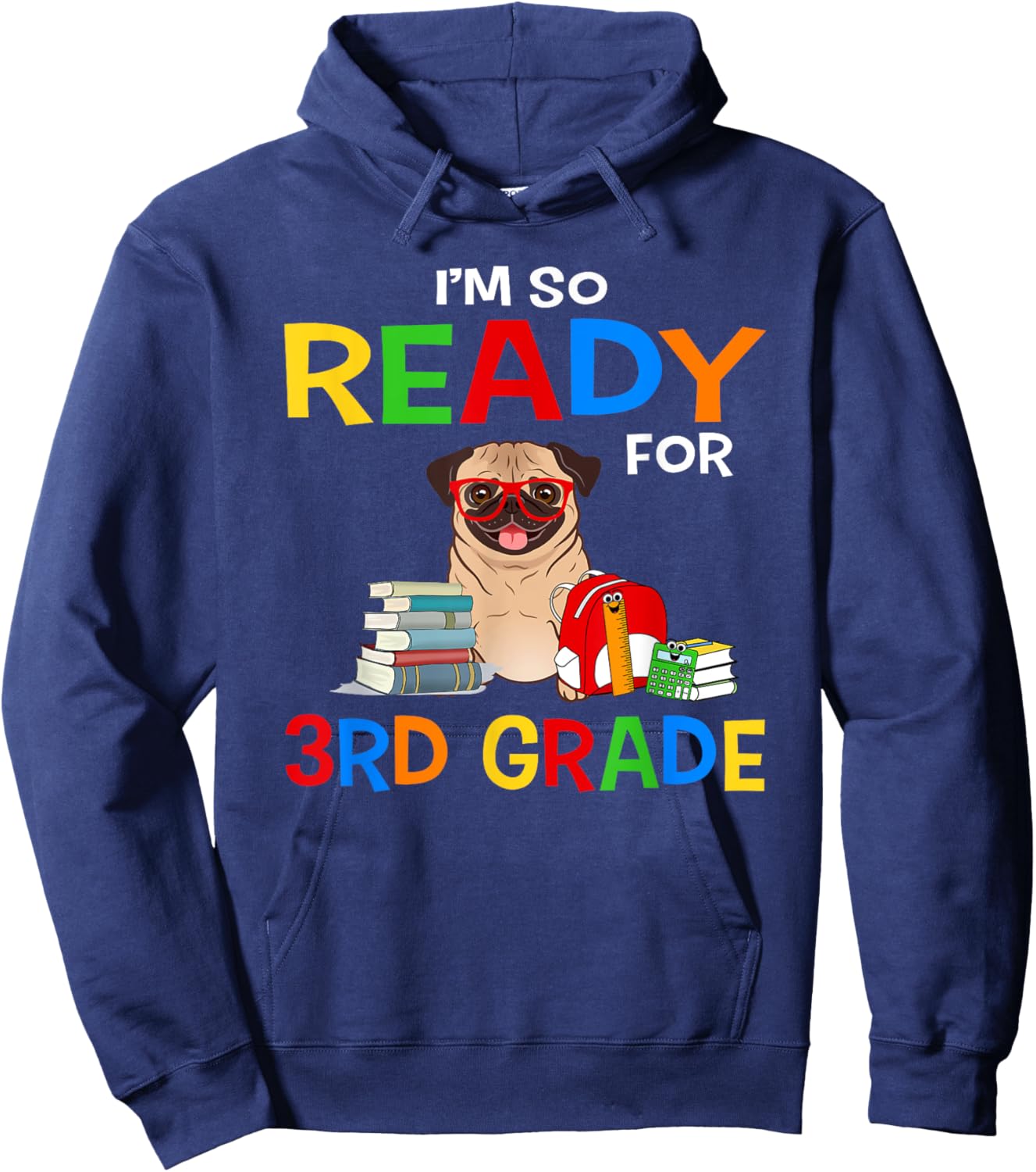 I'm So Ready For Dabbing 3rd Grade Dog Cute Back To School Men Women Kids Hoodie - Hoodie | Navy