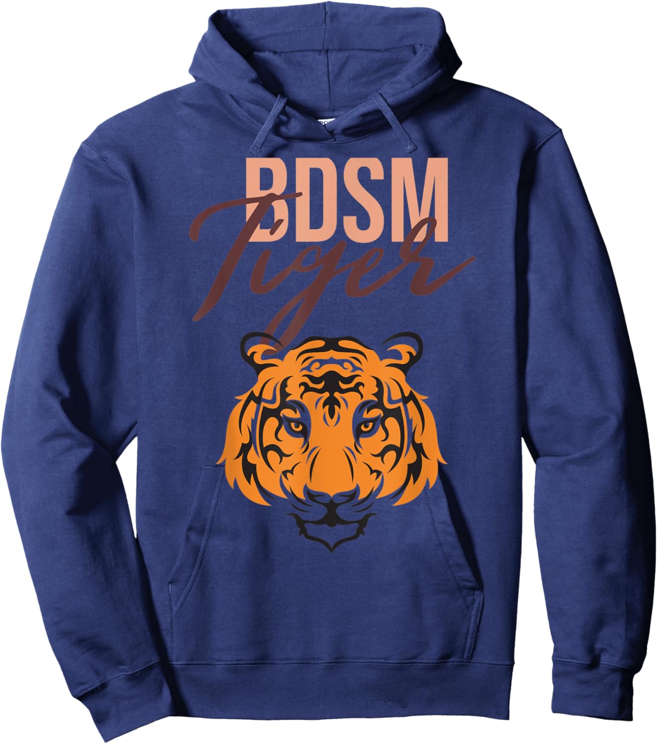 BDSM Instructor Tiger / Master Bondage gift Hoodie - Hoodie | Navy