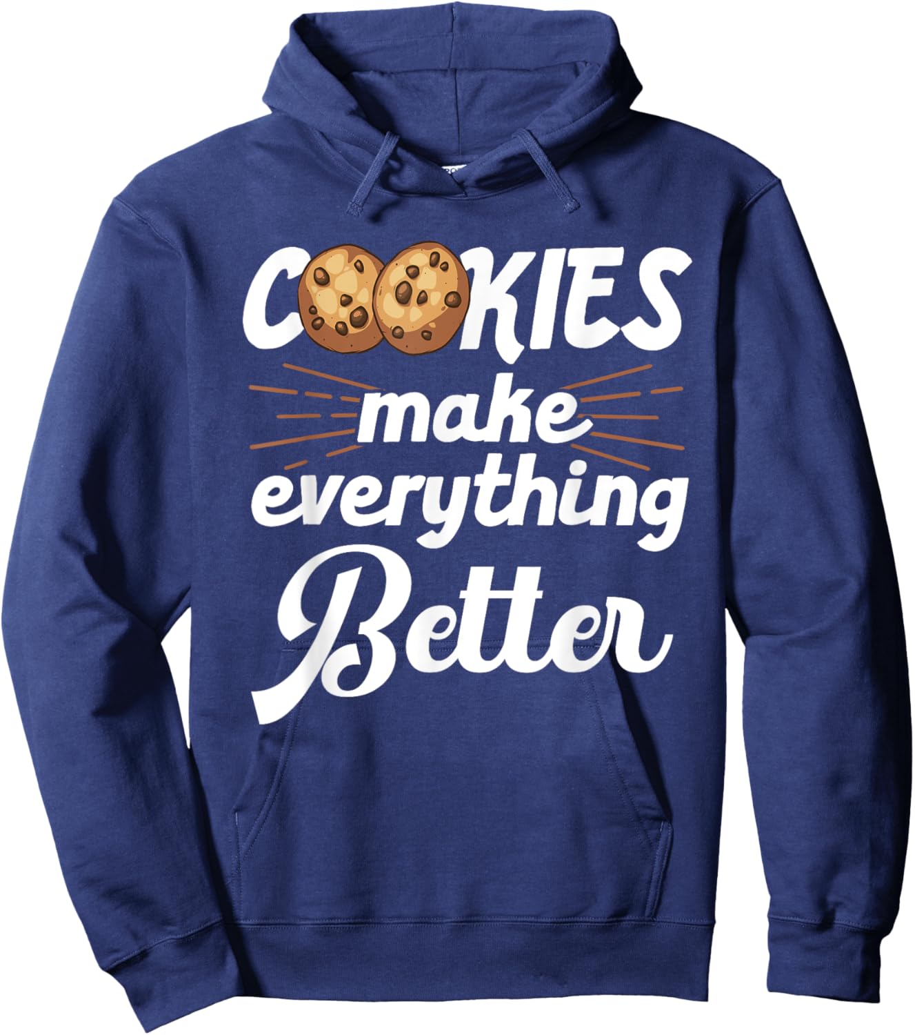 Funny Cookie Lover Art For Kids Men Women Pastry Chef Bakers Hoodie - Hoodie | Navy