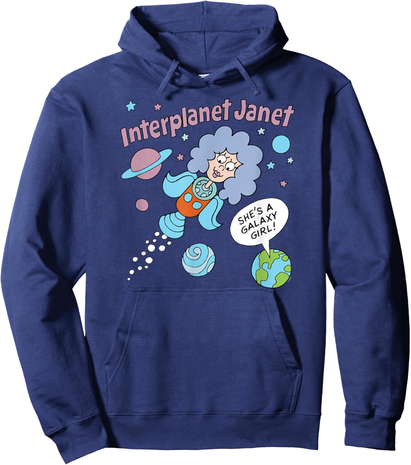 Ripple Junction x Schoolhouse Rock Interplanet Janet Hoodie - Hoodie | Navy