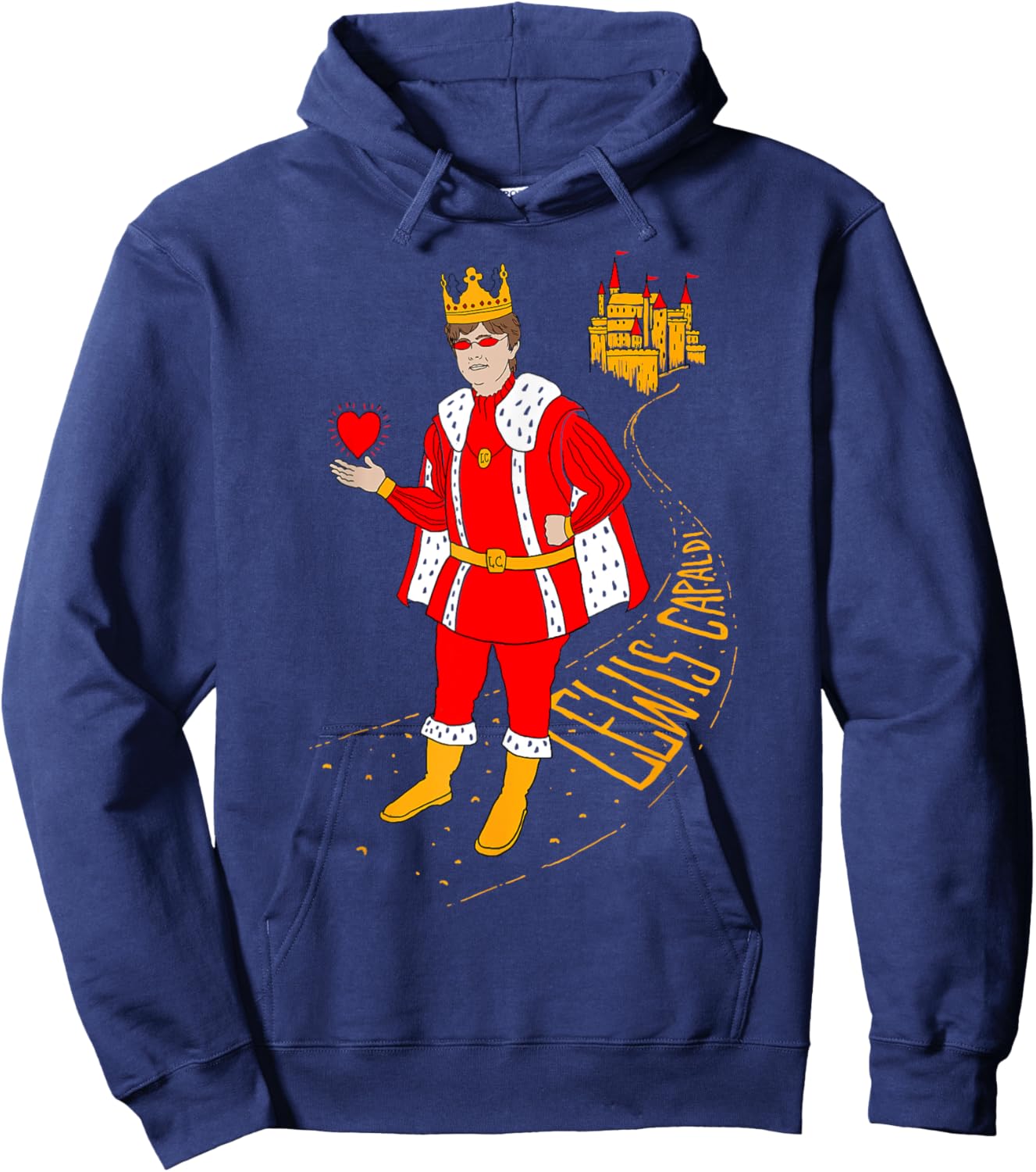 Lewis Capaldi – Love King Hoodie - Hoodie | Navy