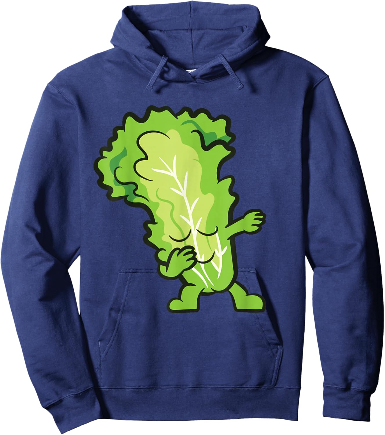 Lettuce Dabbing Lettuce Vegetable Love Lettuce Hoodie - Hoodie | Navy