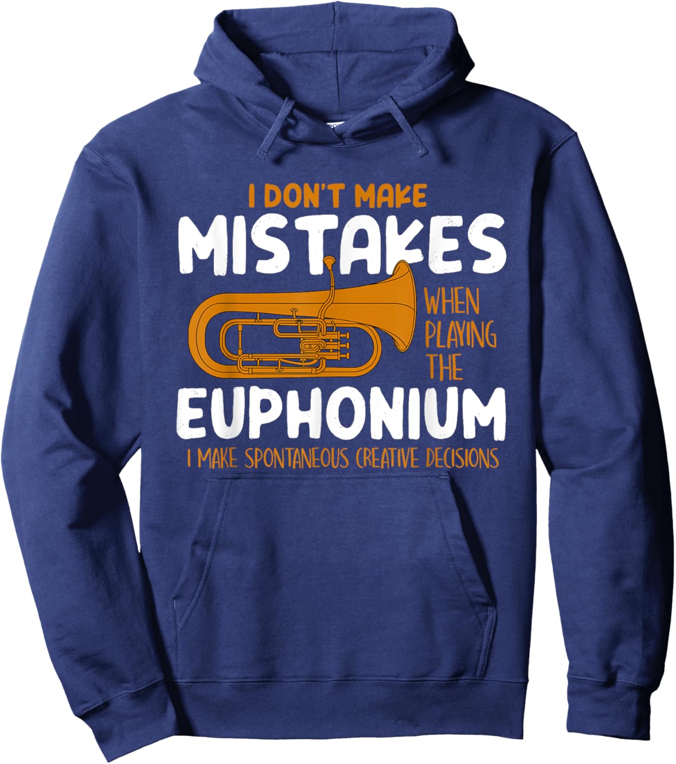 Euphonium Player Funny Euphonist Music Gift Men Women Kids Hoodie - Hoodie | Navy