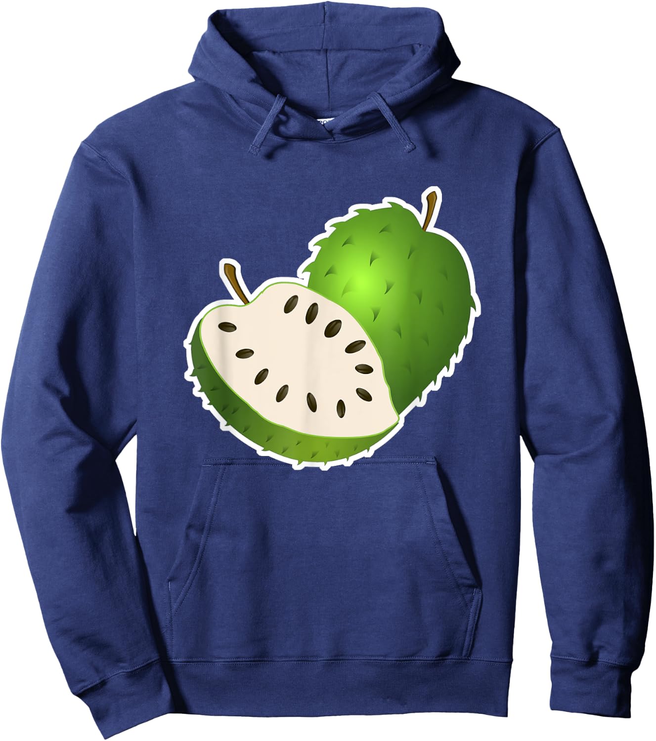 Soursop Guanabana Fruit Veggie Hoodie - Hoodie | Navy
