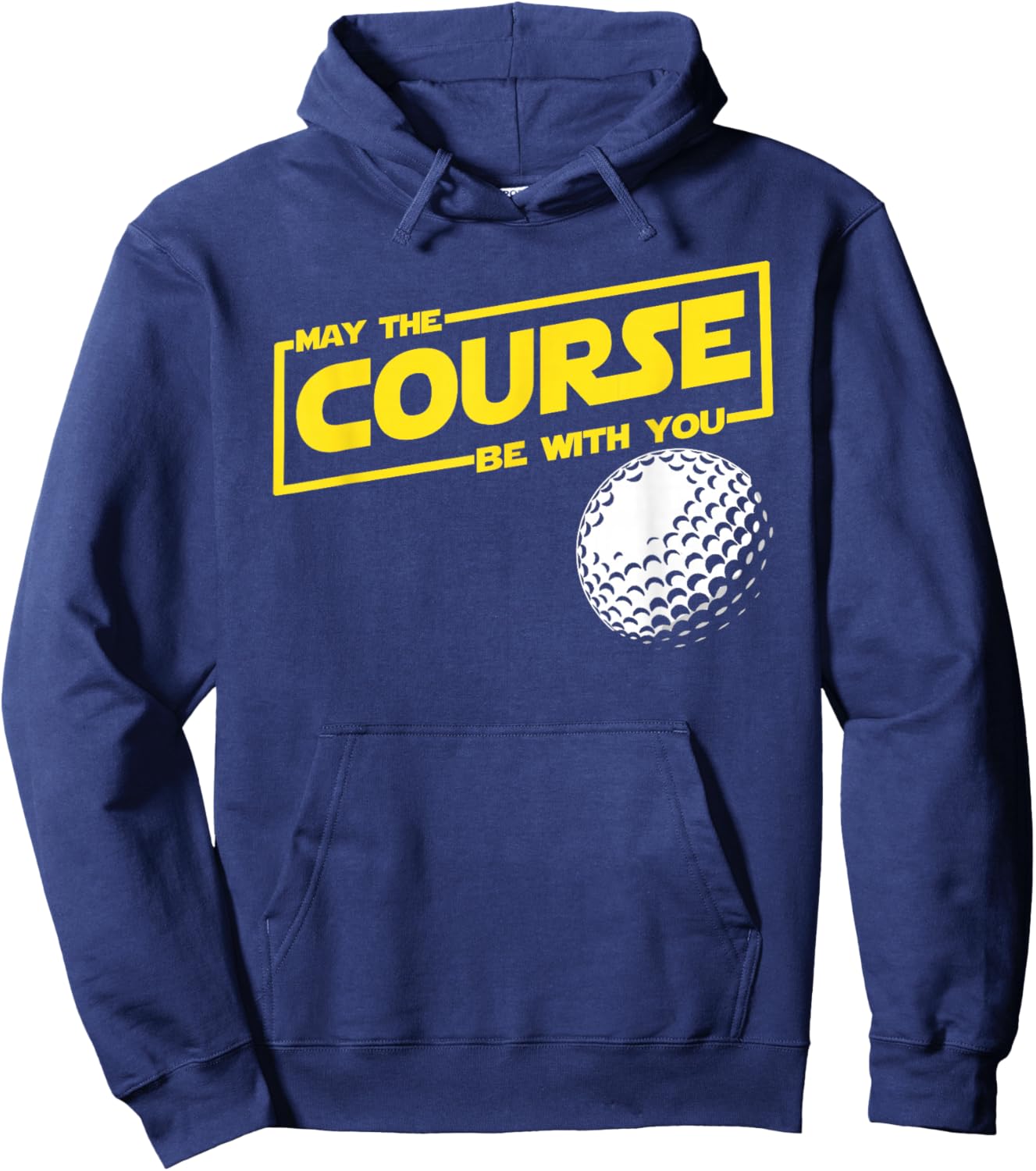May The Course be Funny Golf with You Hoodie - Hoodie | Navy