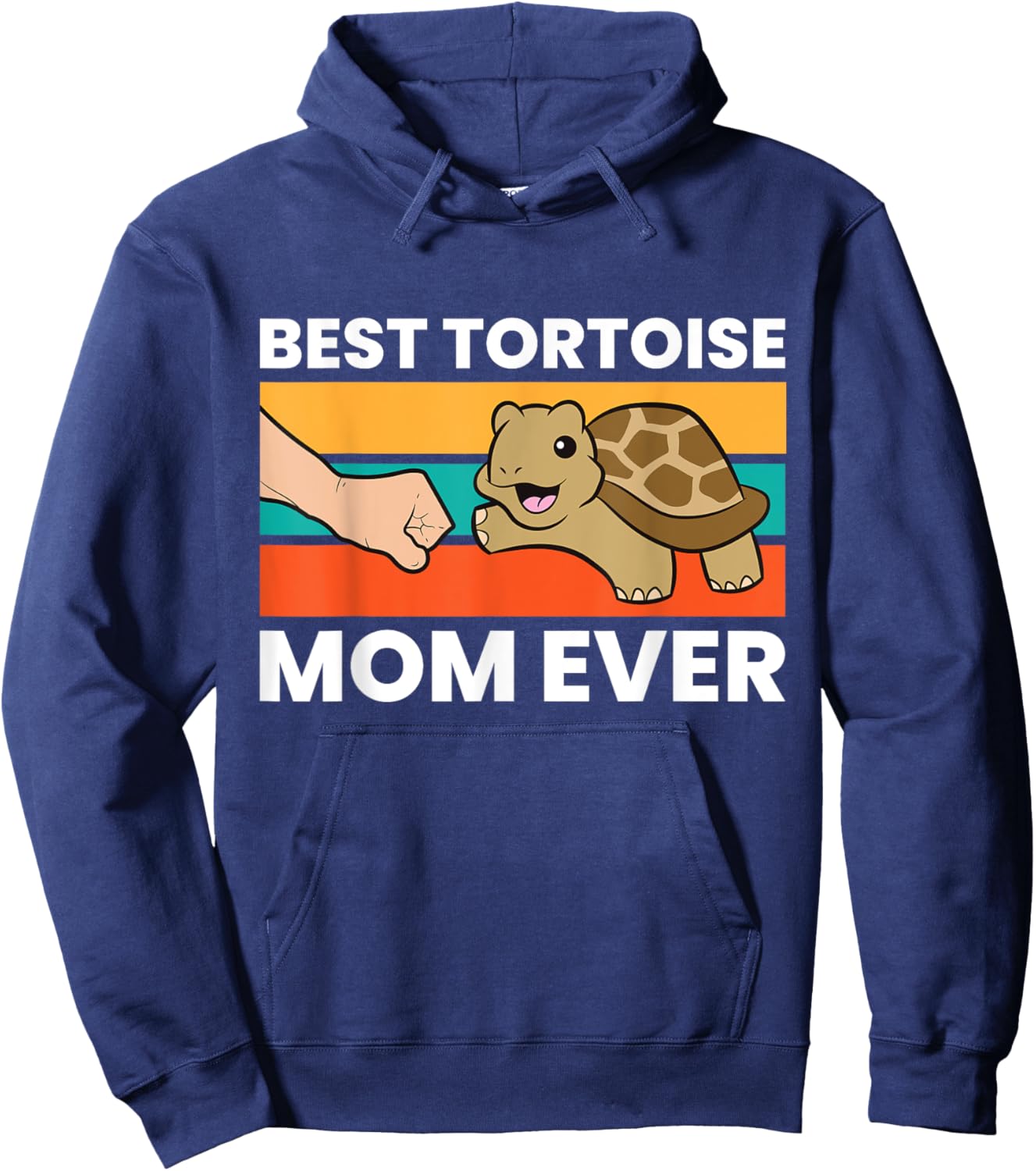 Best Tortoise Mom Ever Hoodie - Hoodie | Navy